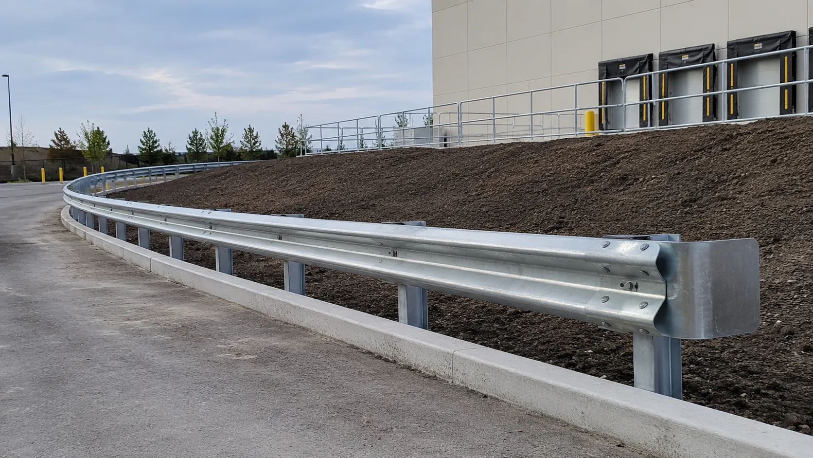 Guardrail and Guide Rail Installation in Pickering, Ontario, self-performed and completed by Harrowgate Group