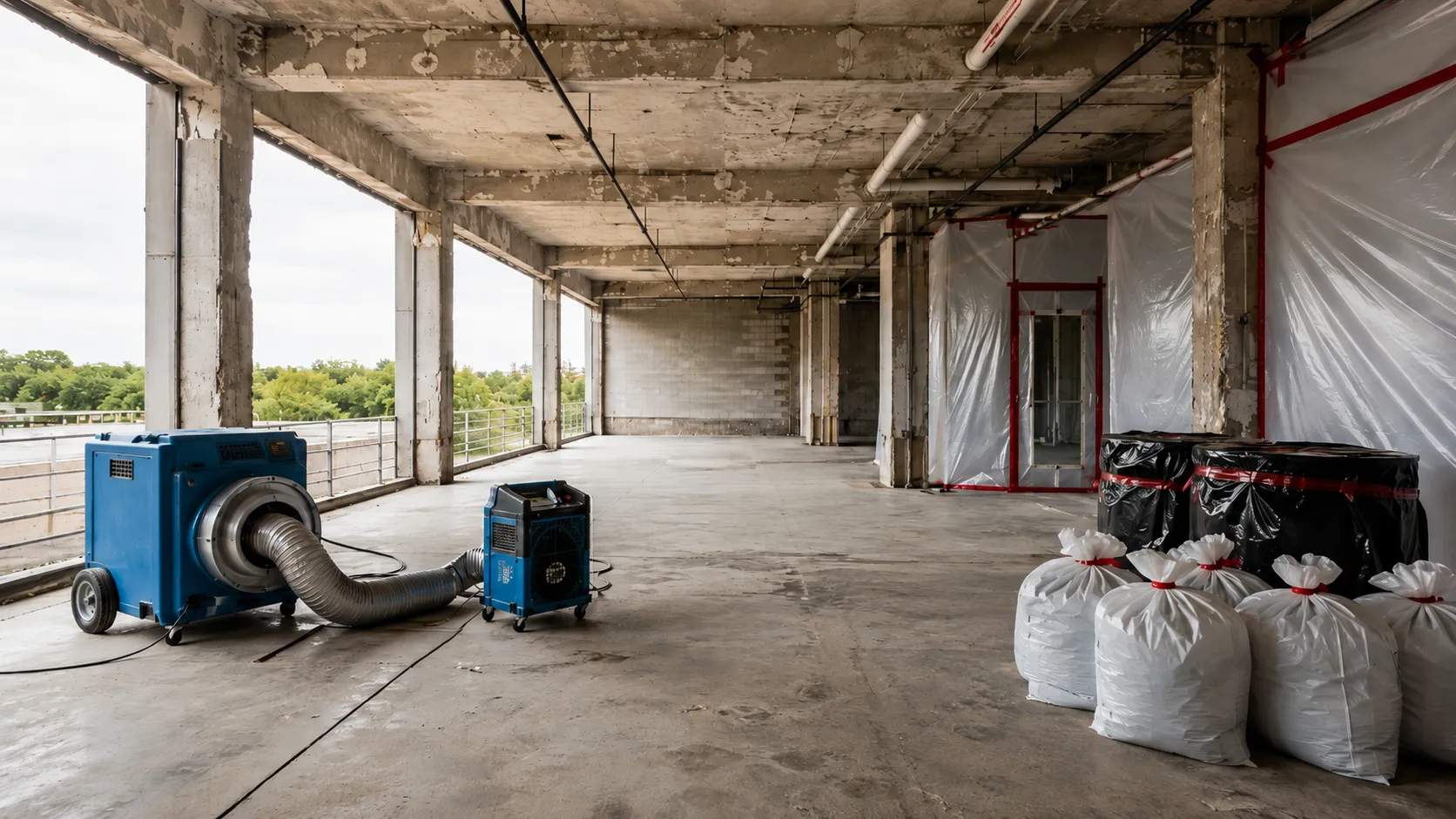Hazardous Materials Abatement in Pickering, Ontario, self-performed and completed by Harrowgate Group