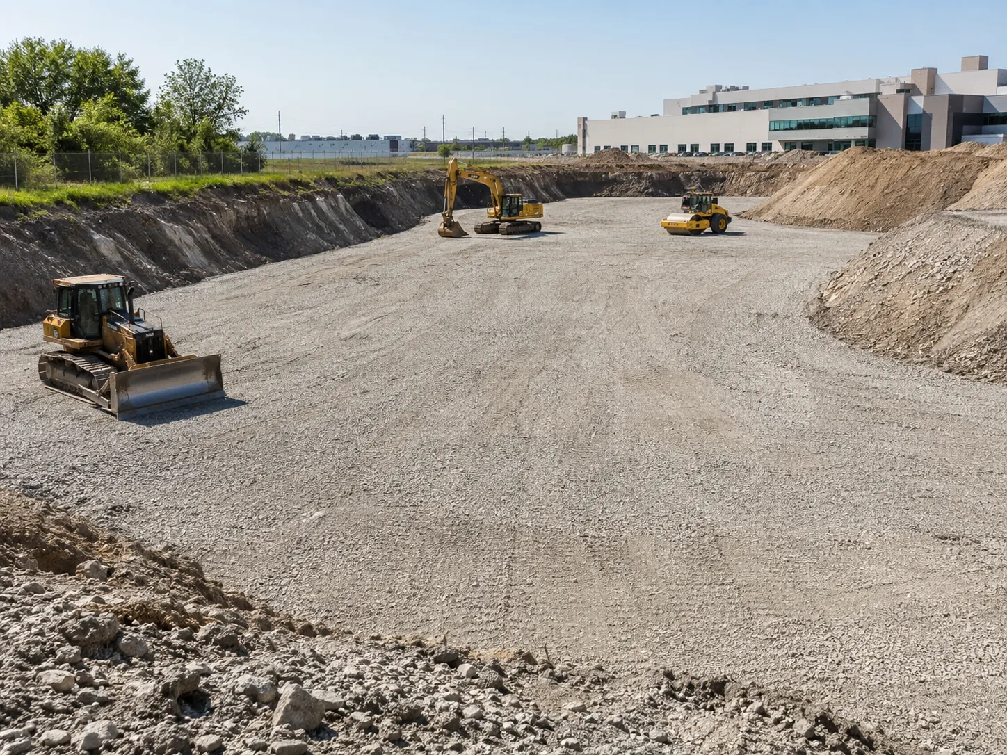 Where heavy civil outdoor paving is needed in Markham for Heavy Civil Outdoor Paving in Markham