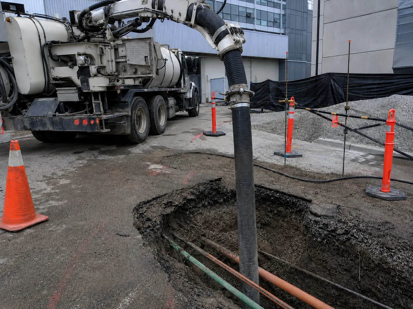 The Aurora market for hydro excavation for Hydro Excavation in Aurora