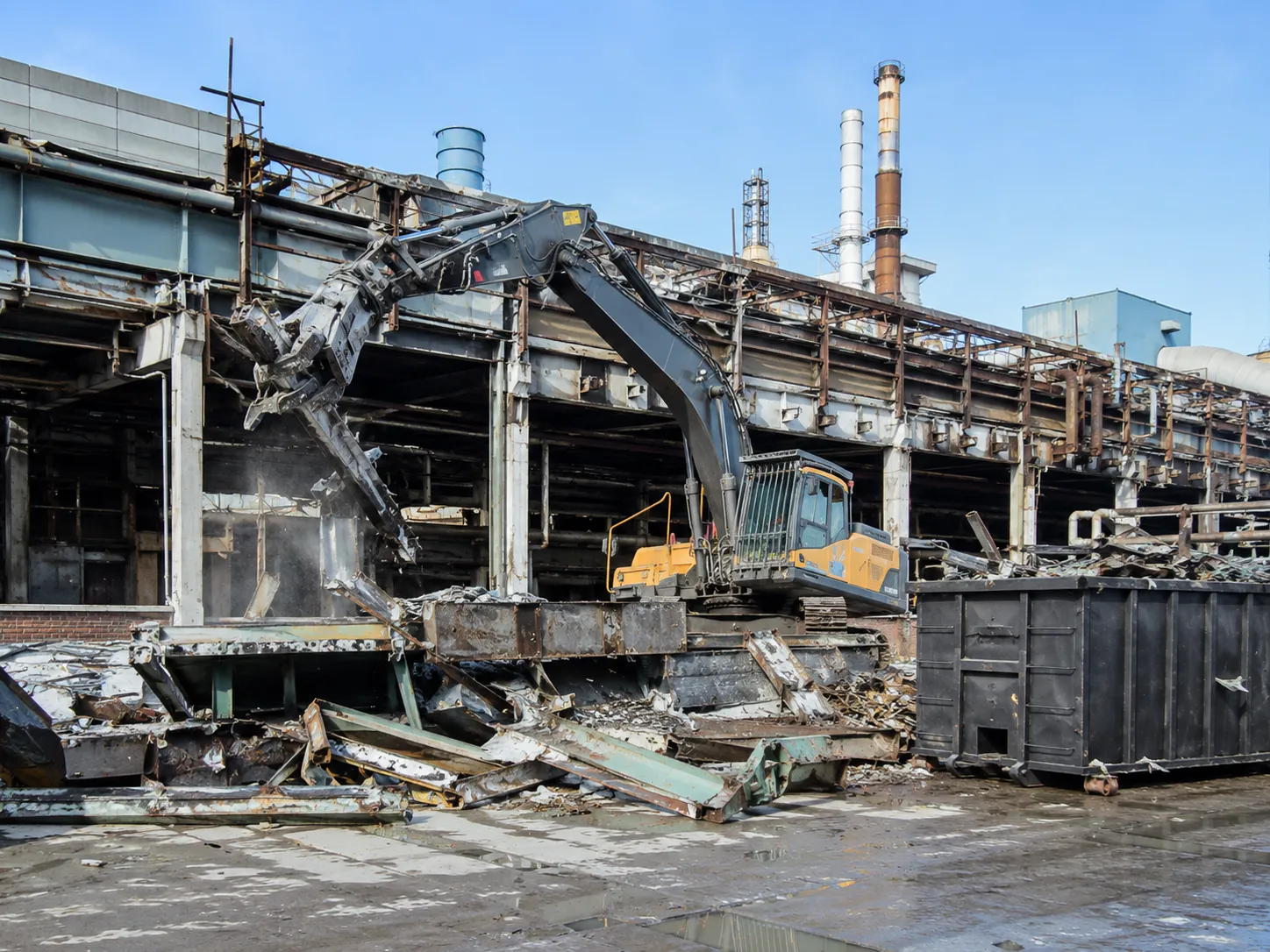 Completed Industrial Demolition installation in Markham by Harrowgate Group