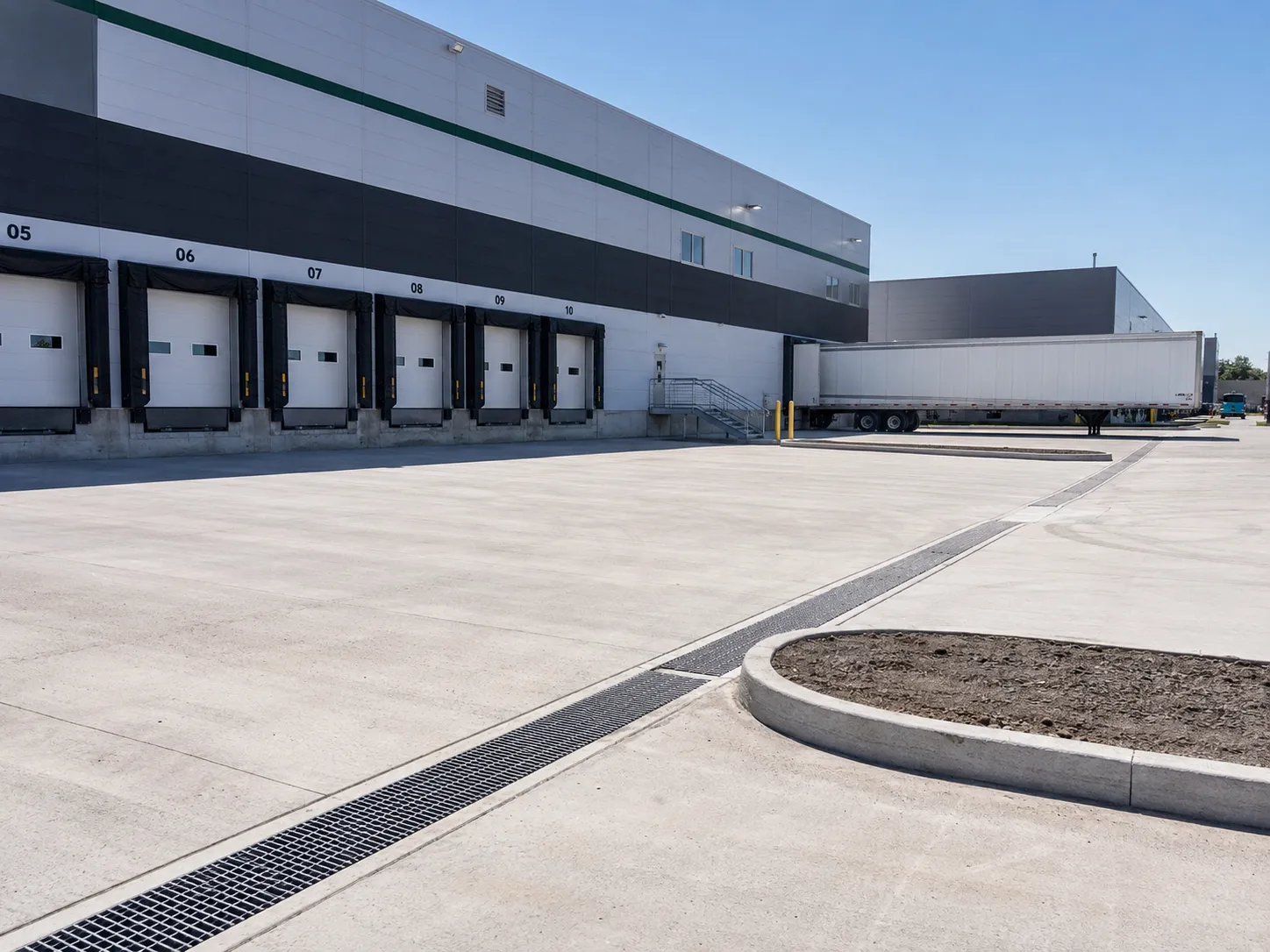 Completed Industrial Facility Concrete Packages installation in Markham by Harrowgate Group