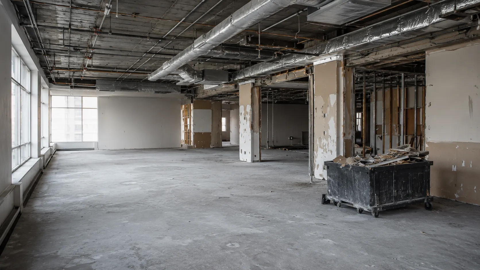 Interior Demolition and Strip-Outs in Aurora, Ontario, self-performed and completed by Harrowgate Group