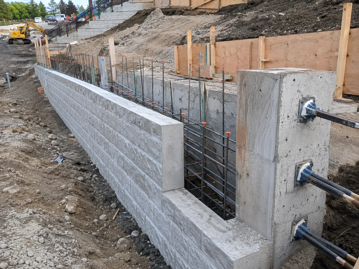 The Markham market for landscape retaining walls for Landscape Retaining Walls in Markham