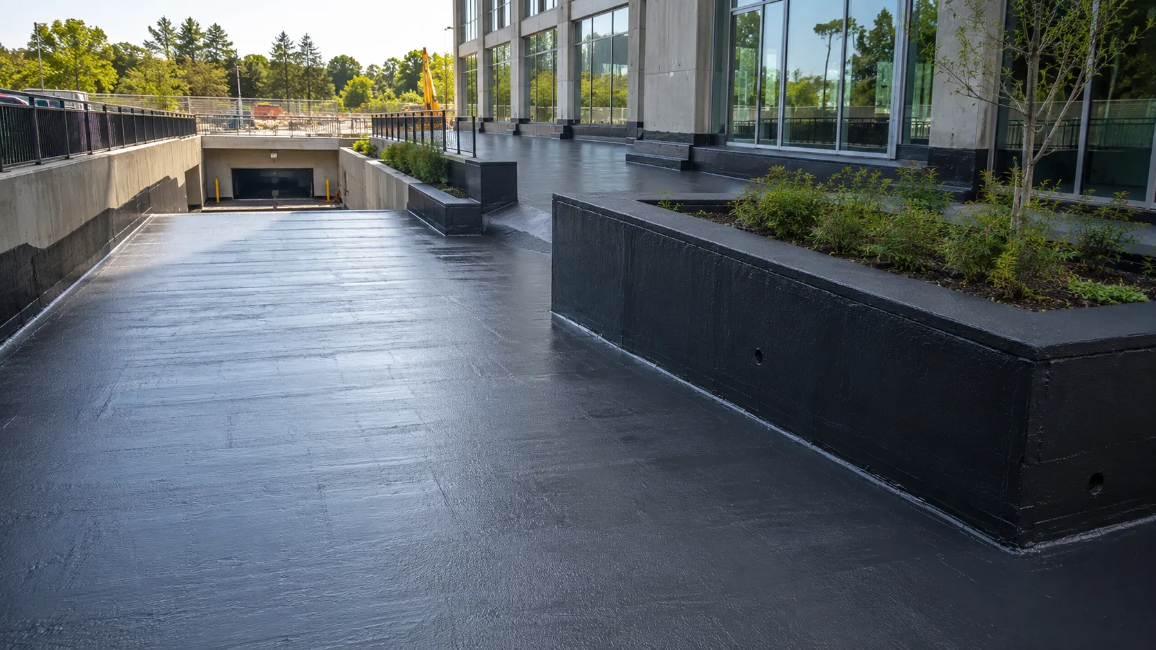 Liquid Membrane Waterproofing in Pickering, Ontario, self-performed and completed by Harrowgate Group
