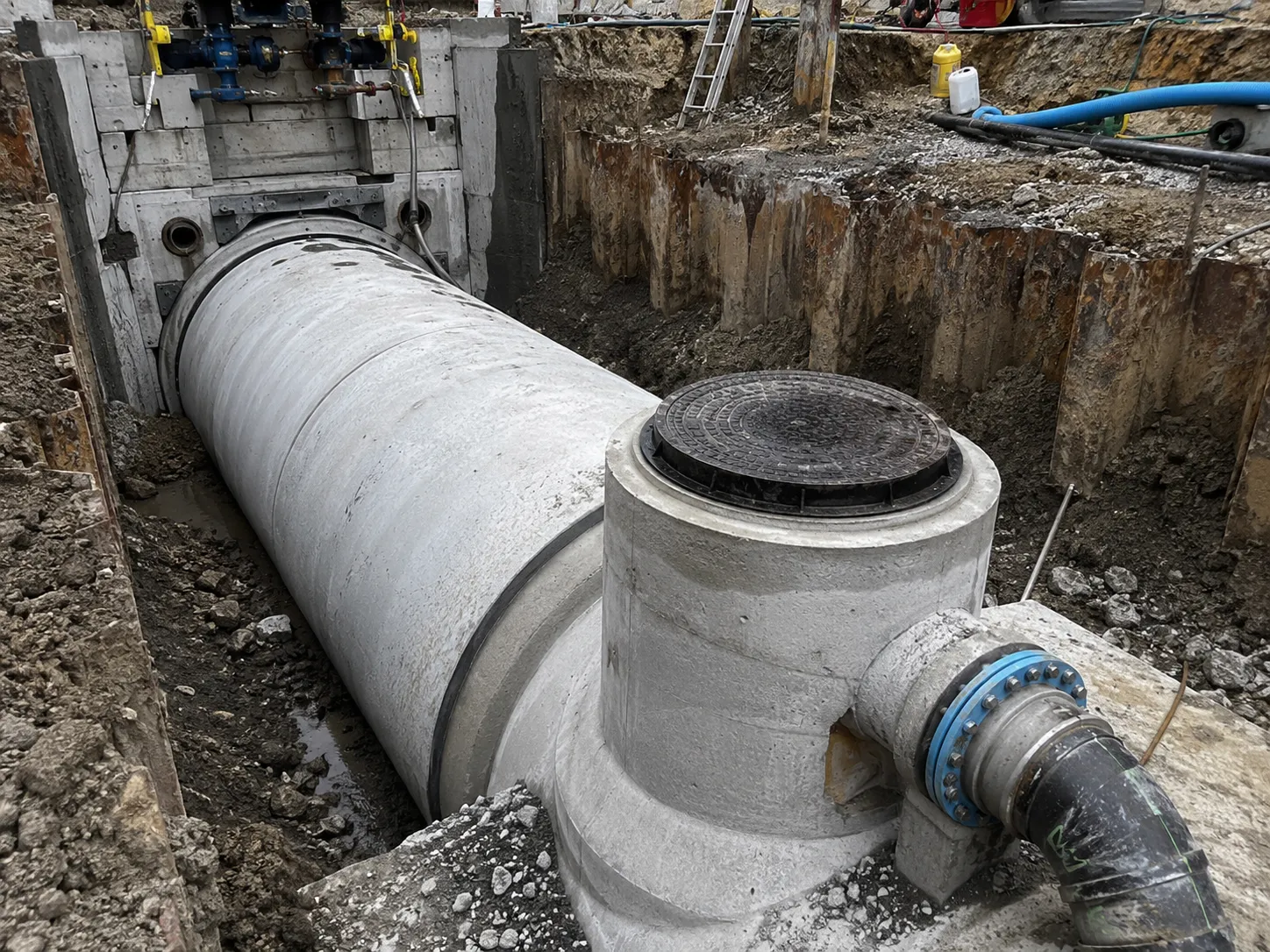 Microtunnelling and Pipe Jacking in Markham being built and completed on site by Harrowgate Group
