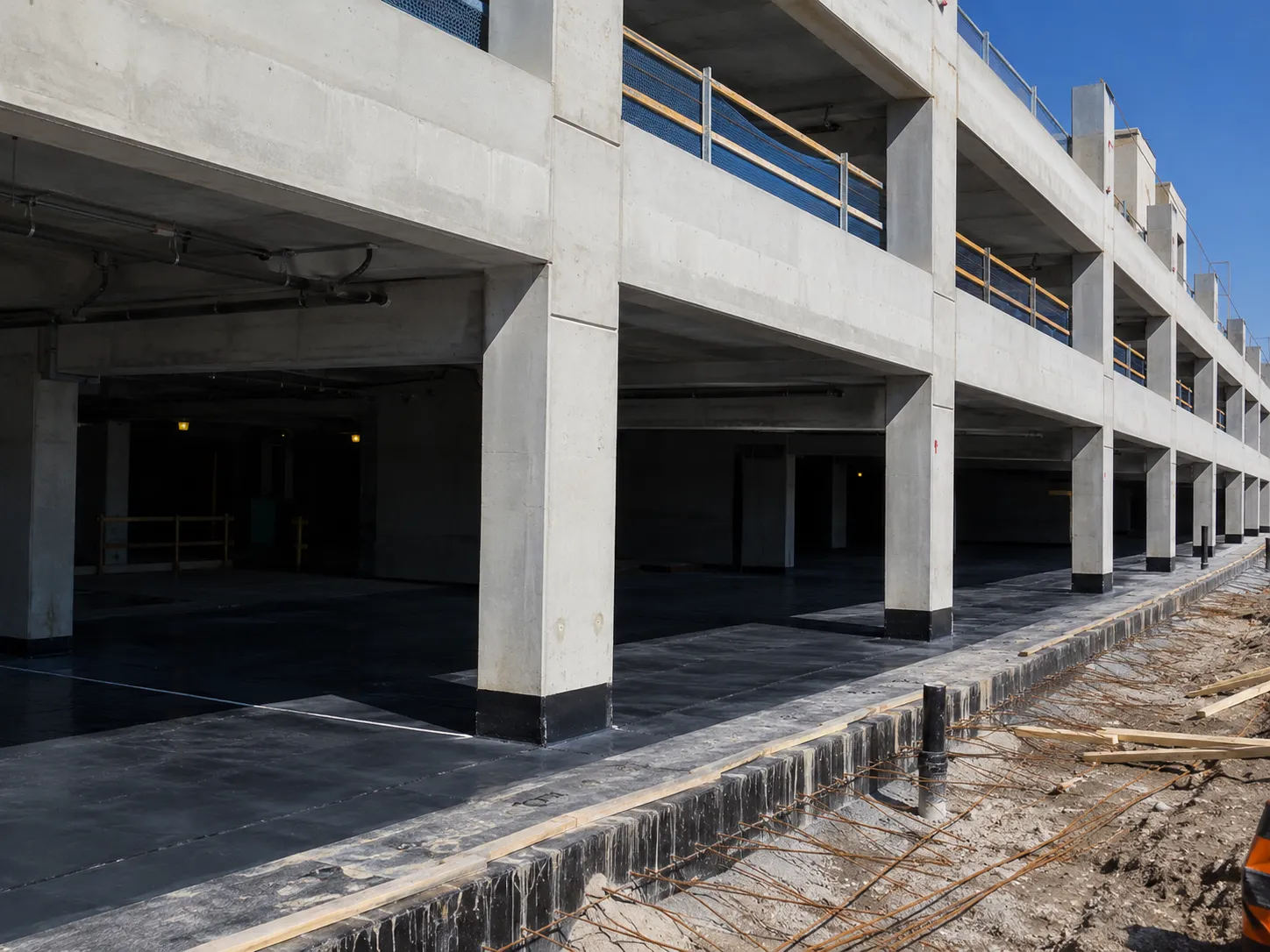 Completed Parking Structure Construction installation in Hamilton by Harrowgate Group