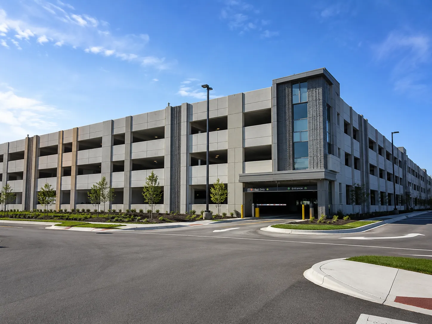 Parking Structure Construction in Hamilton being built and completed on site by Harrowgate Group