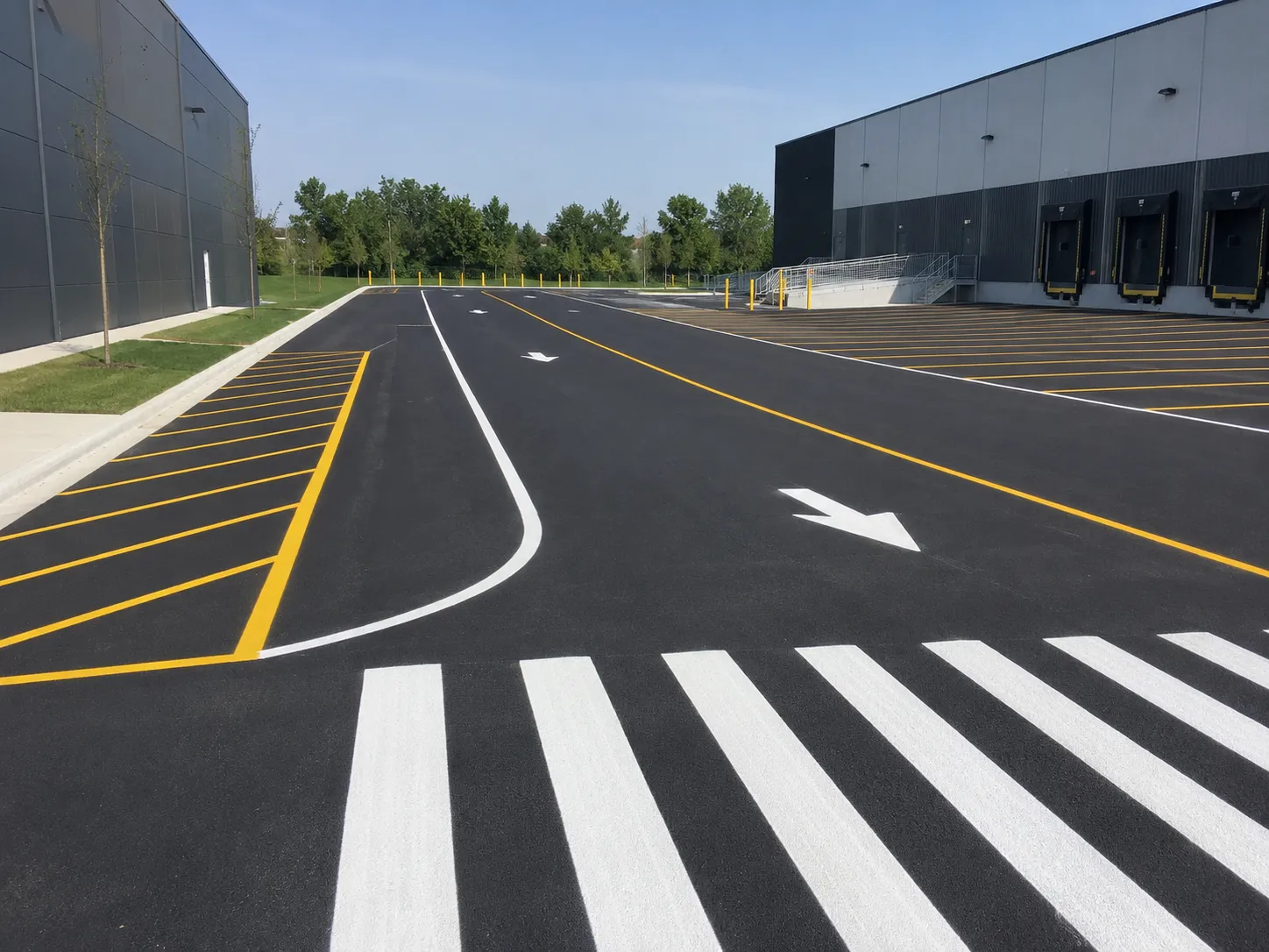 Where pavement line marking is needed in Hamilton for Pavement Line Marking in Hamilton