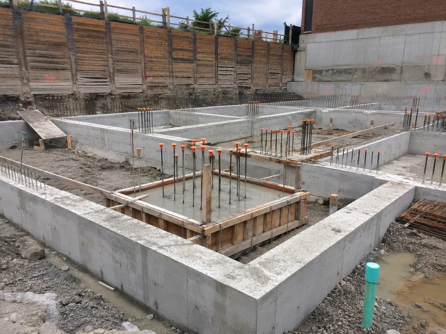 Completed Pile Caps and Grade Beams installation in Toronto by Harrowgate Group