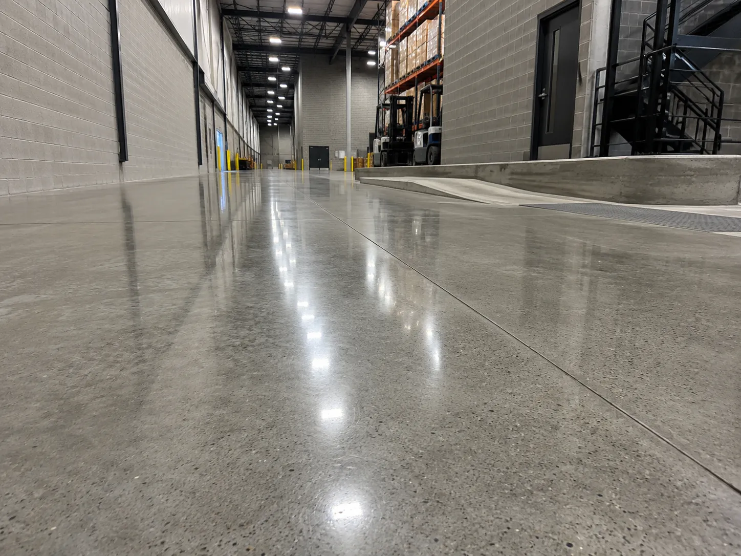 Polished Concrete Floors in Pickering being built and completed on site by Harrowgate Group