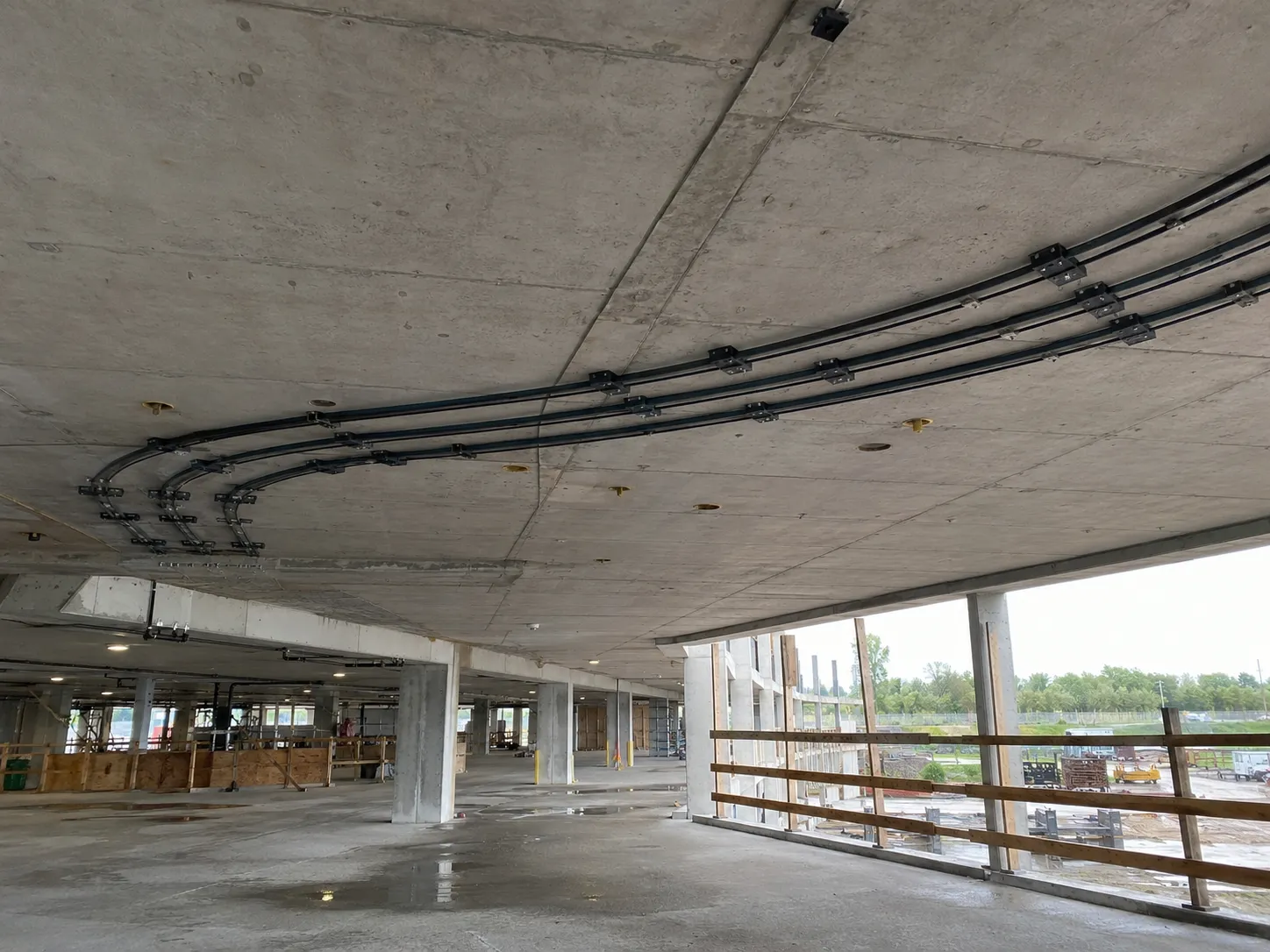 Completed Post-Tension Concrete installation in Markham by Harrowgate Group