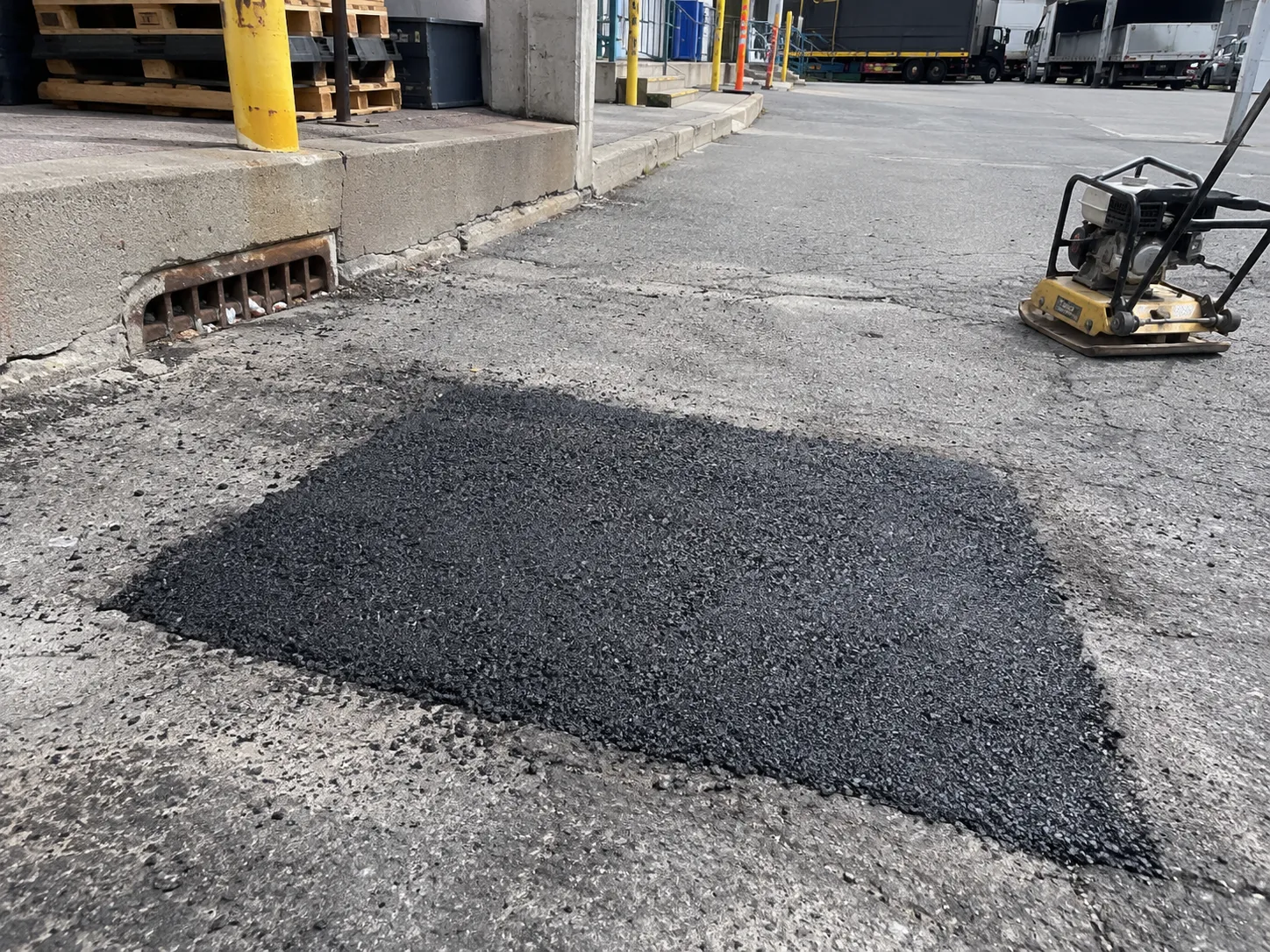 Completed Pothole Repair installation in Markham by Harrowgate Group