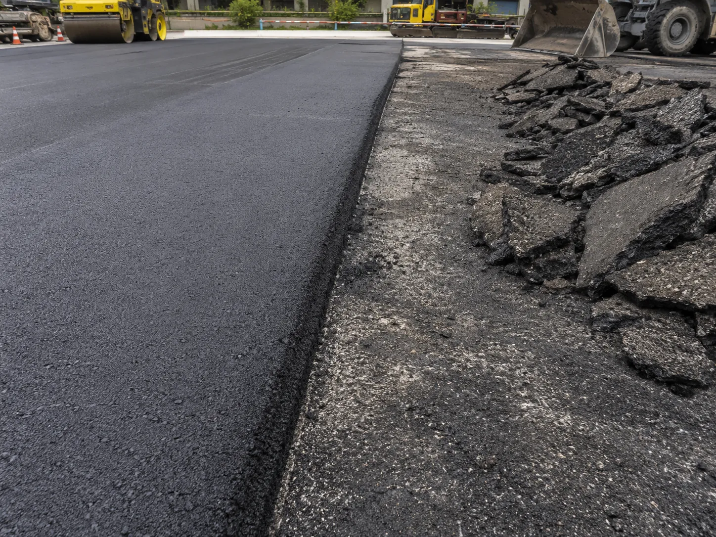Repaving and Resurfacing in Pickering being built and completed on site by Harrowgate Group