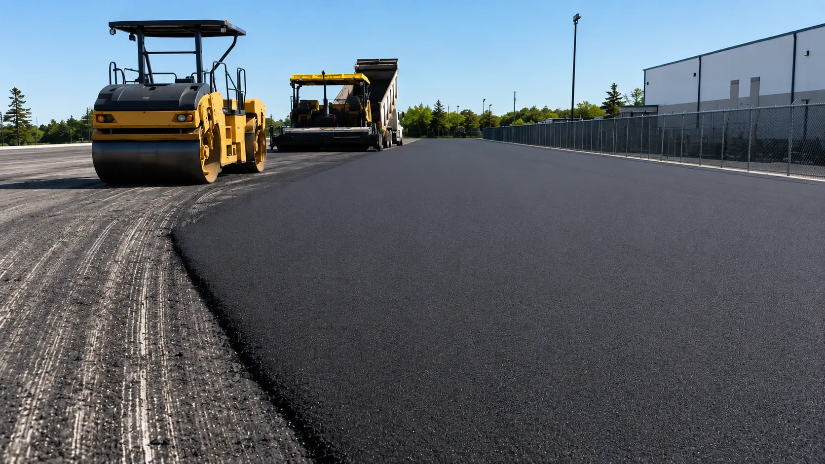 Repaving and Resurfacing in Pickering, Ontario, self-performed and completed by Harrowgate Group