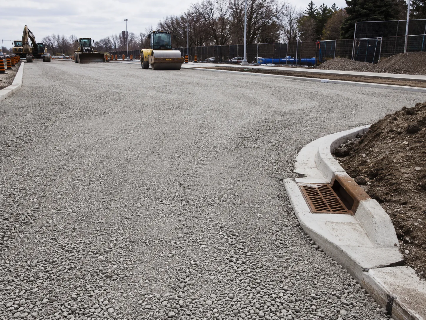 Completed Roadworks and Pavement Base installation in Aurora by Harrowgate Group