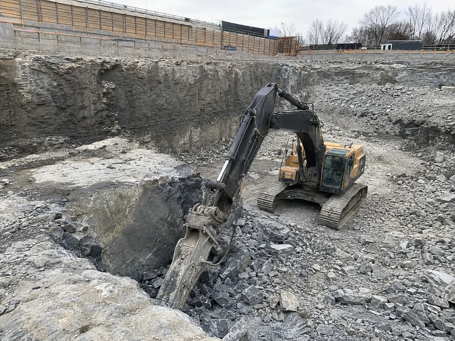 Completed Rock Excavation installation in Pickering by Harrowgate Group