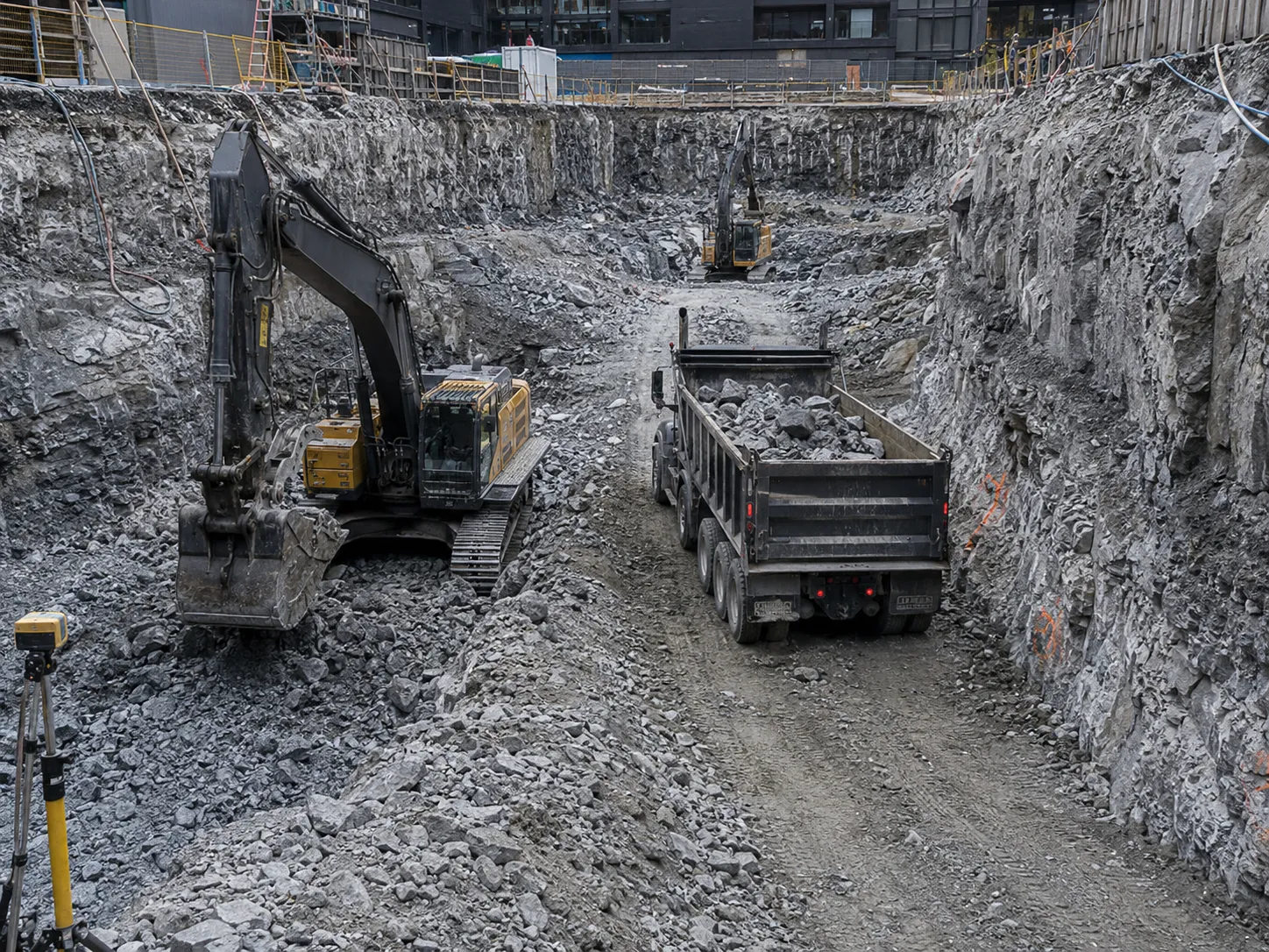 The Pickering market for rock excavation for Rock Excavation in Pickering
