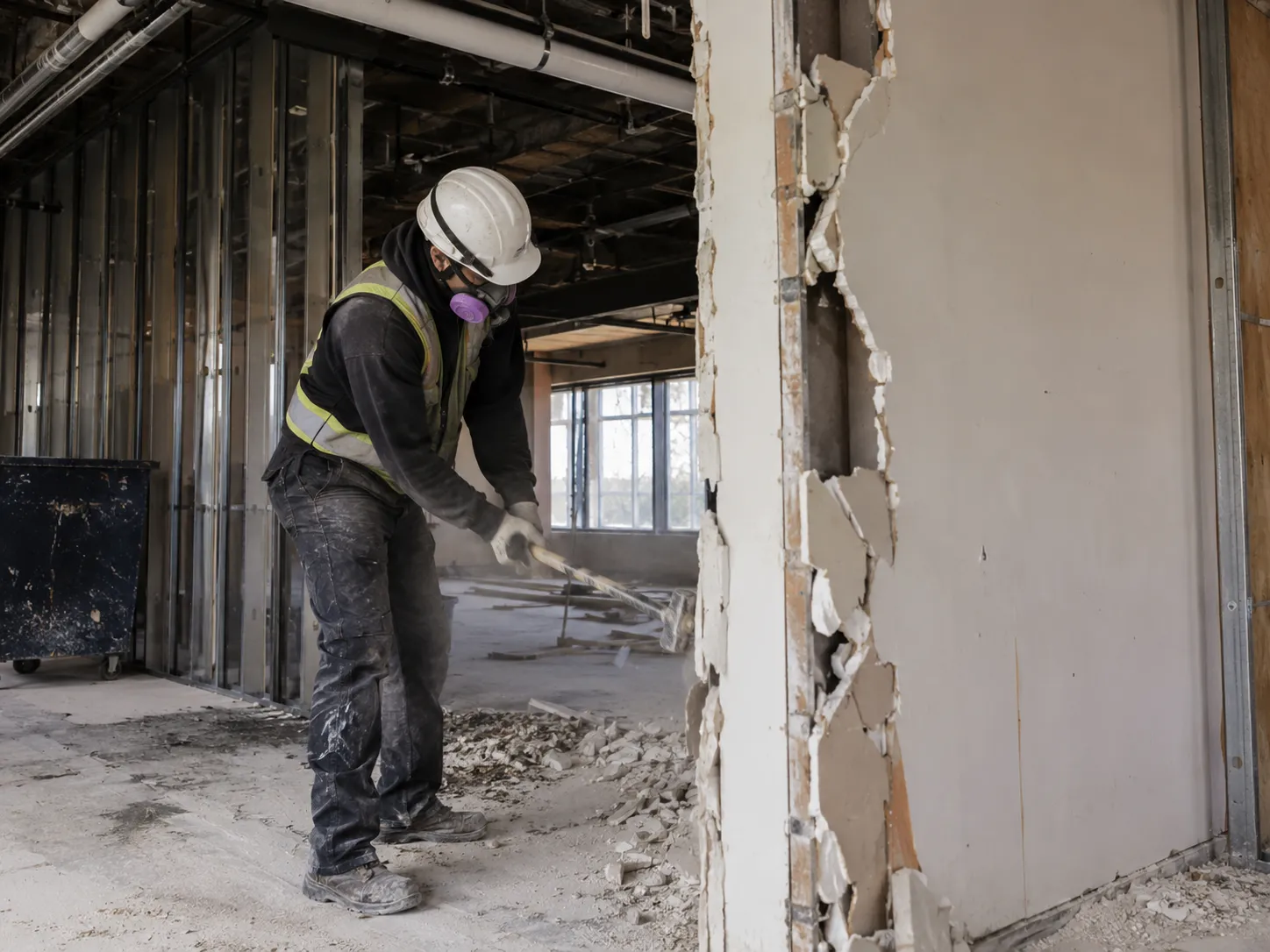 Selective Demolition in Brampton, Ontario, self-performed and completed by Harrowgate Group