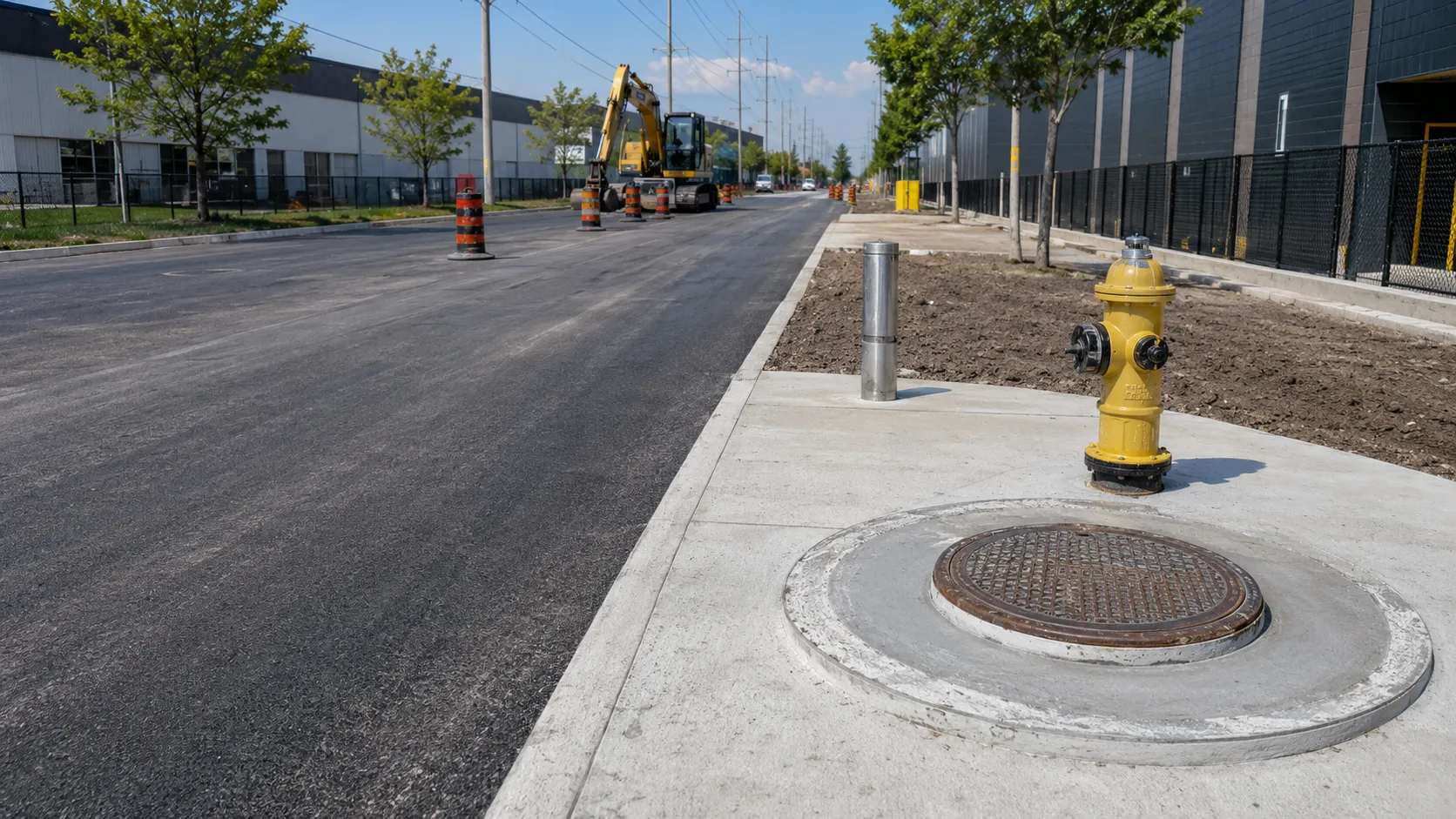 Sewer and Watermain Rehabilitation in Markham, Ontario, self-performed and completed by Harrowgate Group