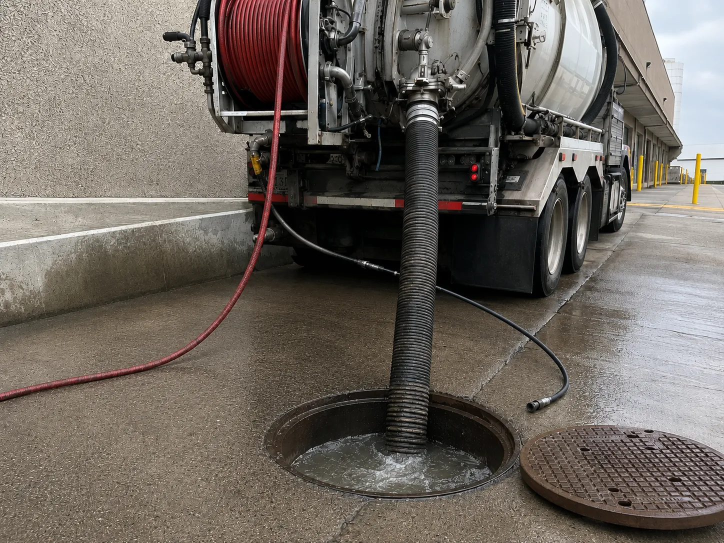 Completed Sewer Cleaning and Flushing installation in Markham by Harrowgate Group