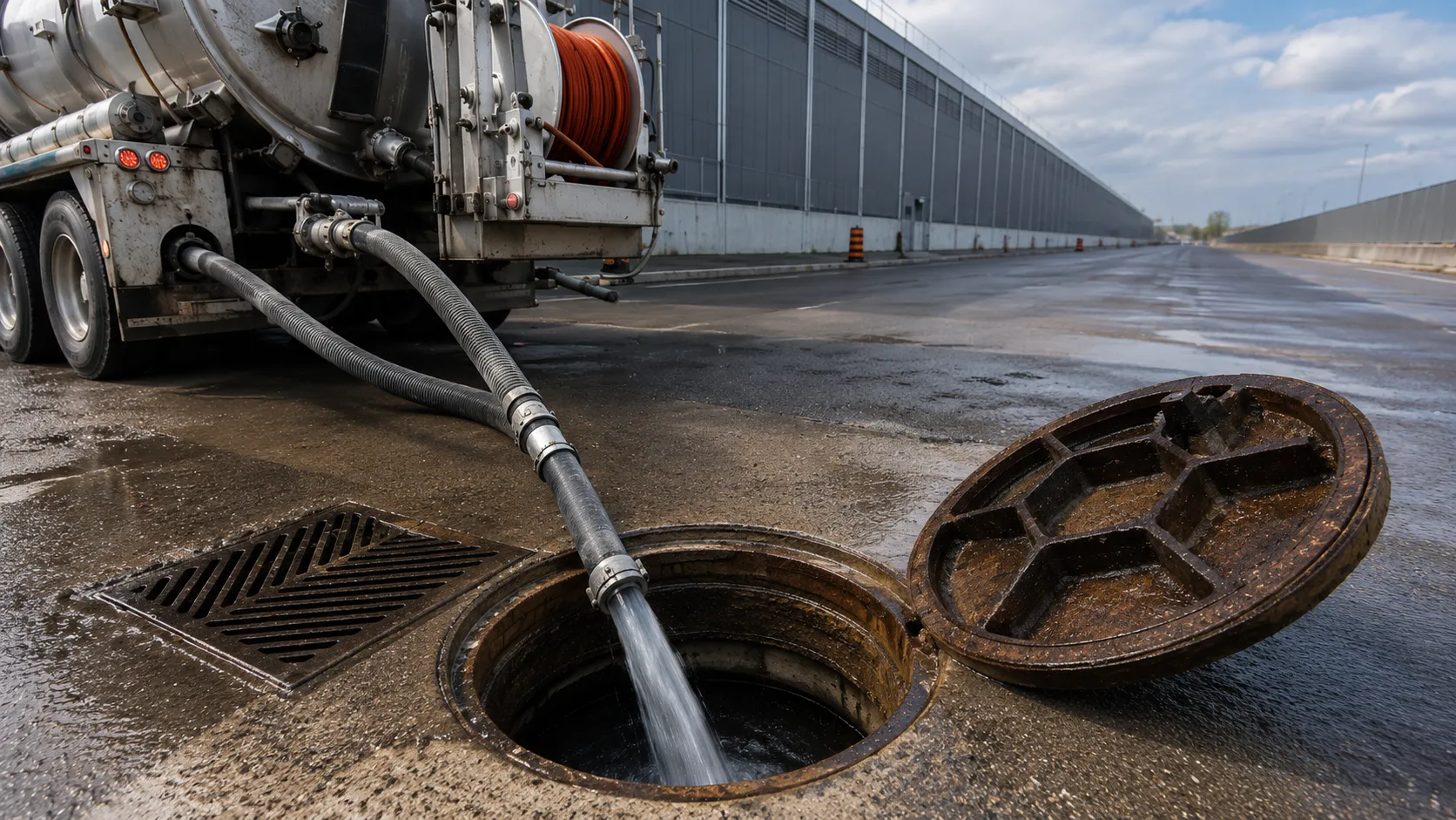 Sewer Cleaning and Flushing in Markham, Ontario, self-performed and completed by Harrowgate Group