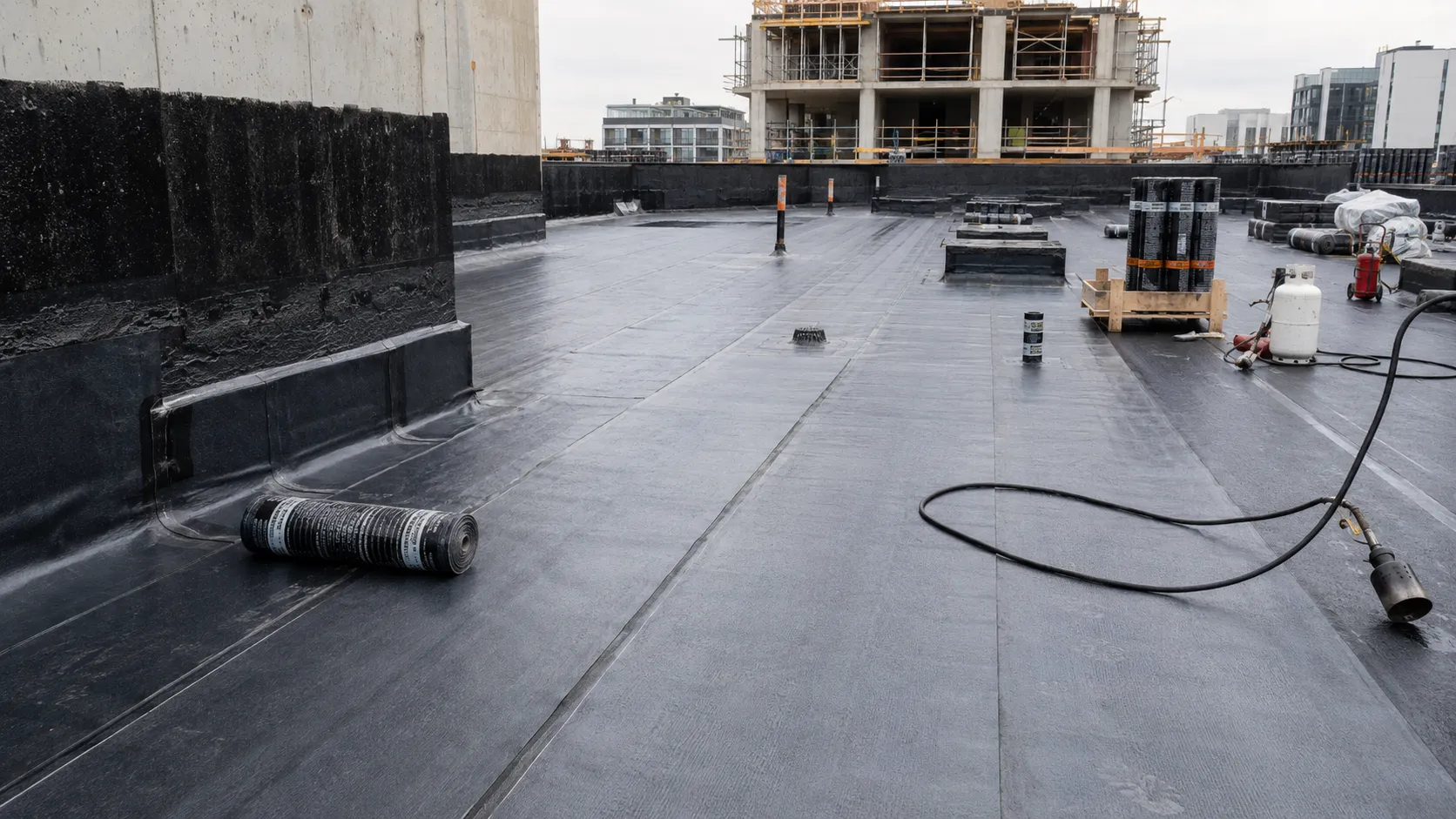 Sheet and Torch-On Waterproofing in Pickering, Ontario, self-performed and completed by Harrowgate Group