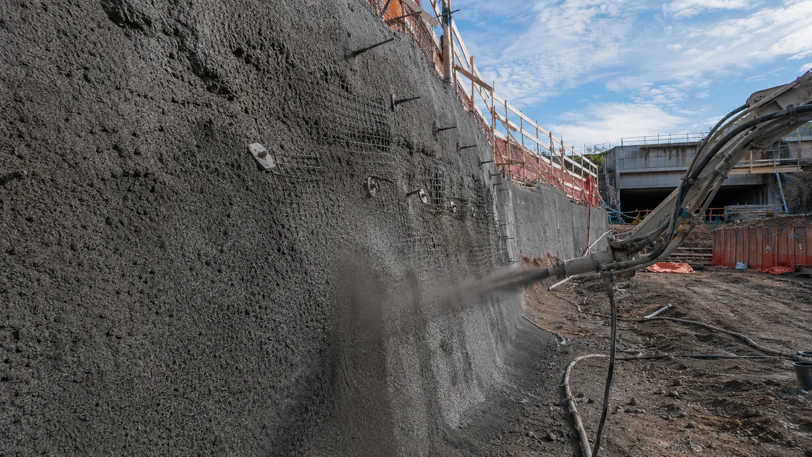 Shotcrete and Gunite in Aurora, Ontario, self-performed and completed by Harrowgate Group