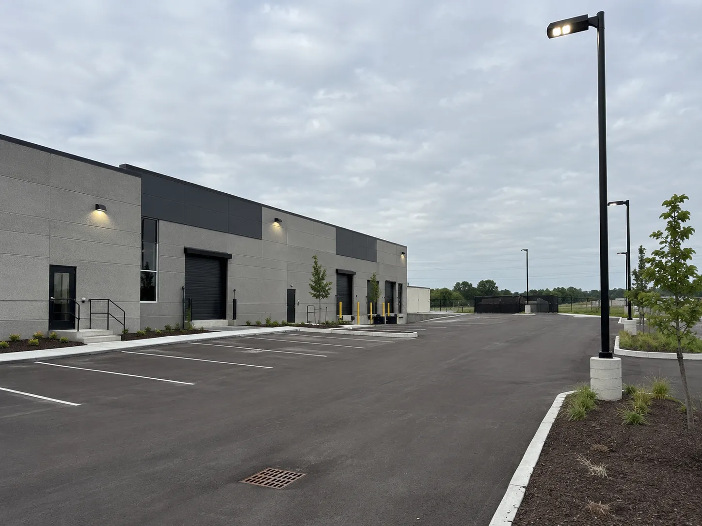Completed Site and Parking Lot Lighting installation in Vaughan by Harrowgate Group