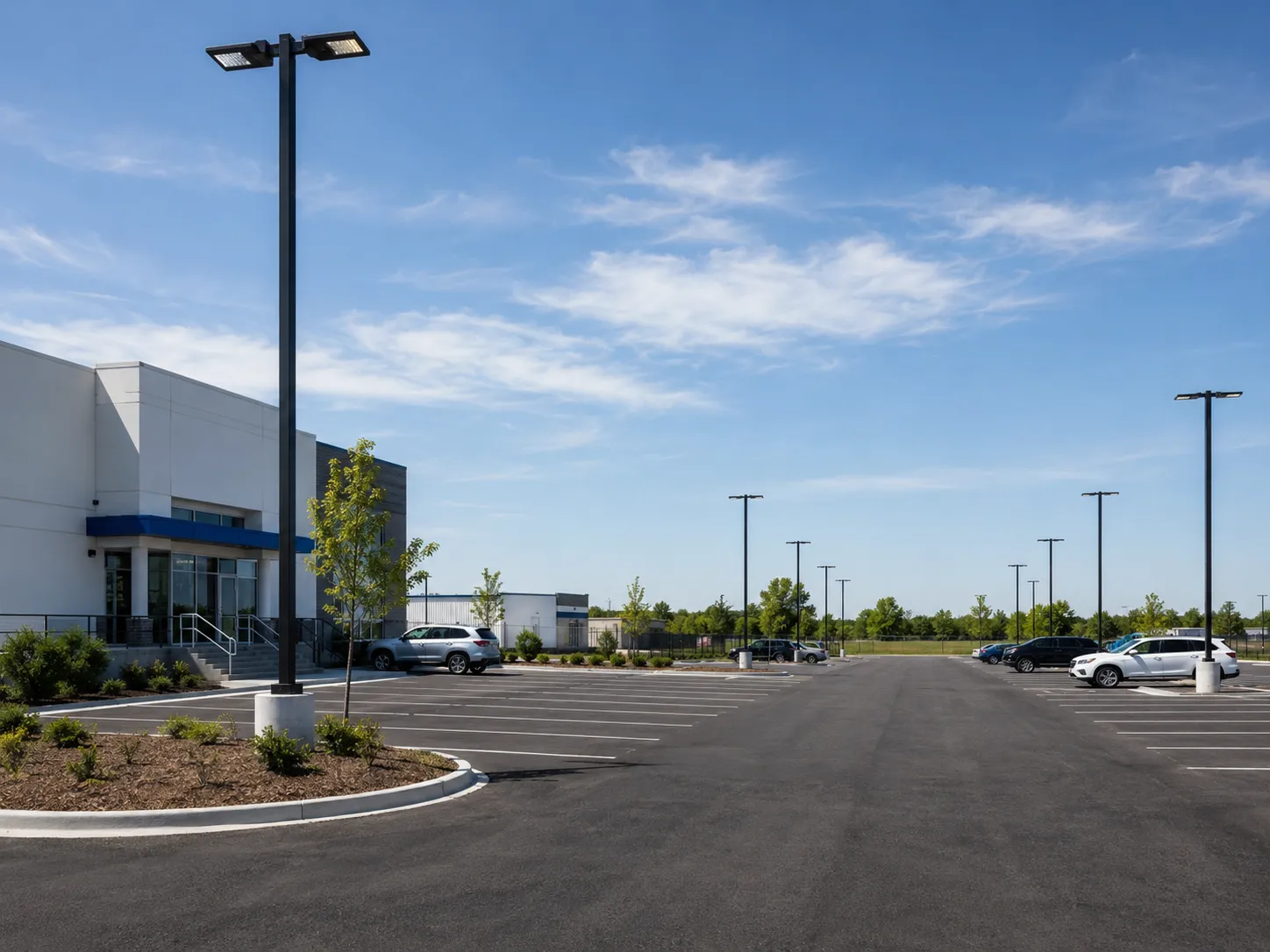 Where site and parking lot lighting is needed in Vaughan for Site and Parking Lot Lighting in Vaughan