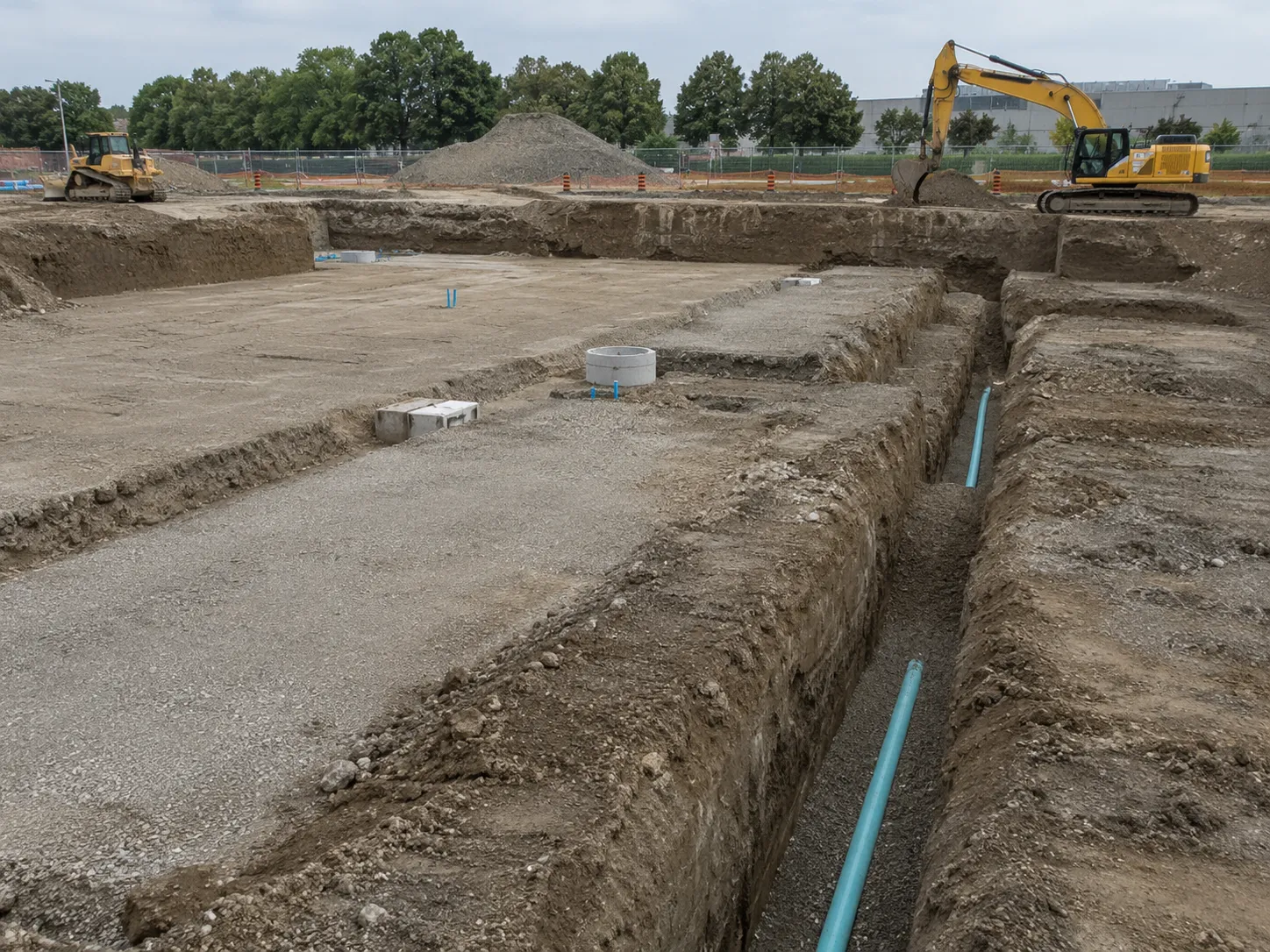 Completed Site Excavation installation in Pickering by Harrowgate Group