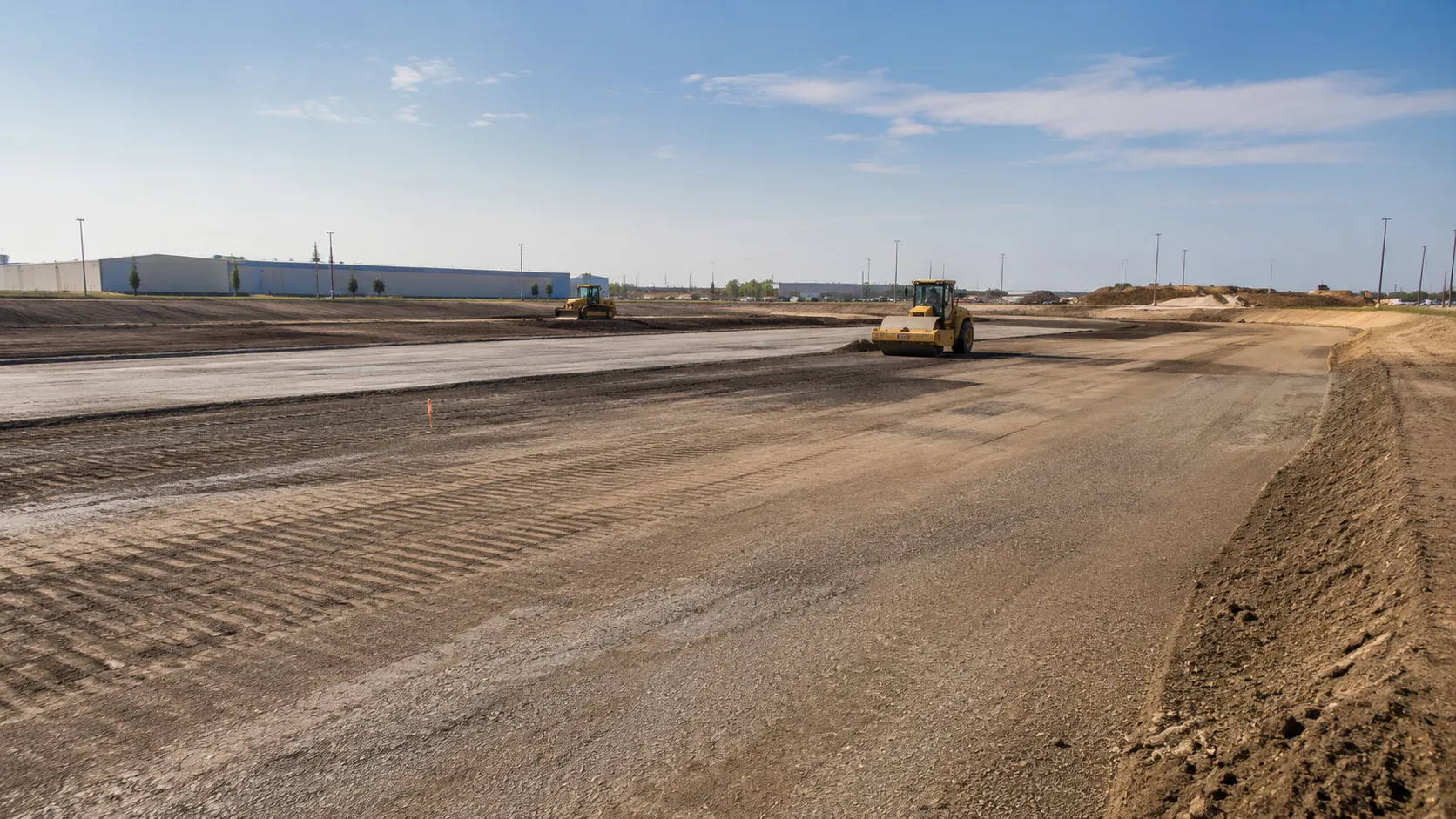 Site Grading and Earthworks in Pickering, Ontario, self-performed and completed by Harrowgate Group