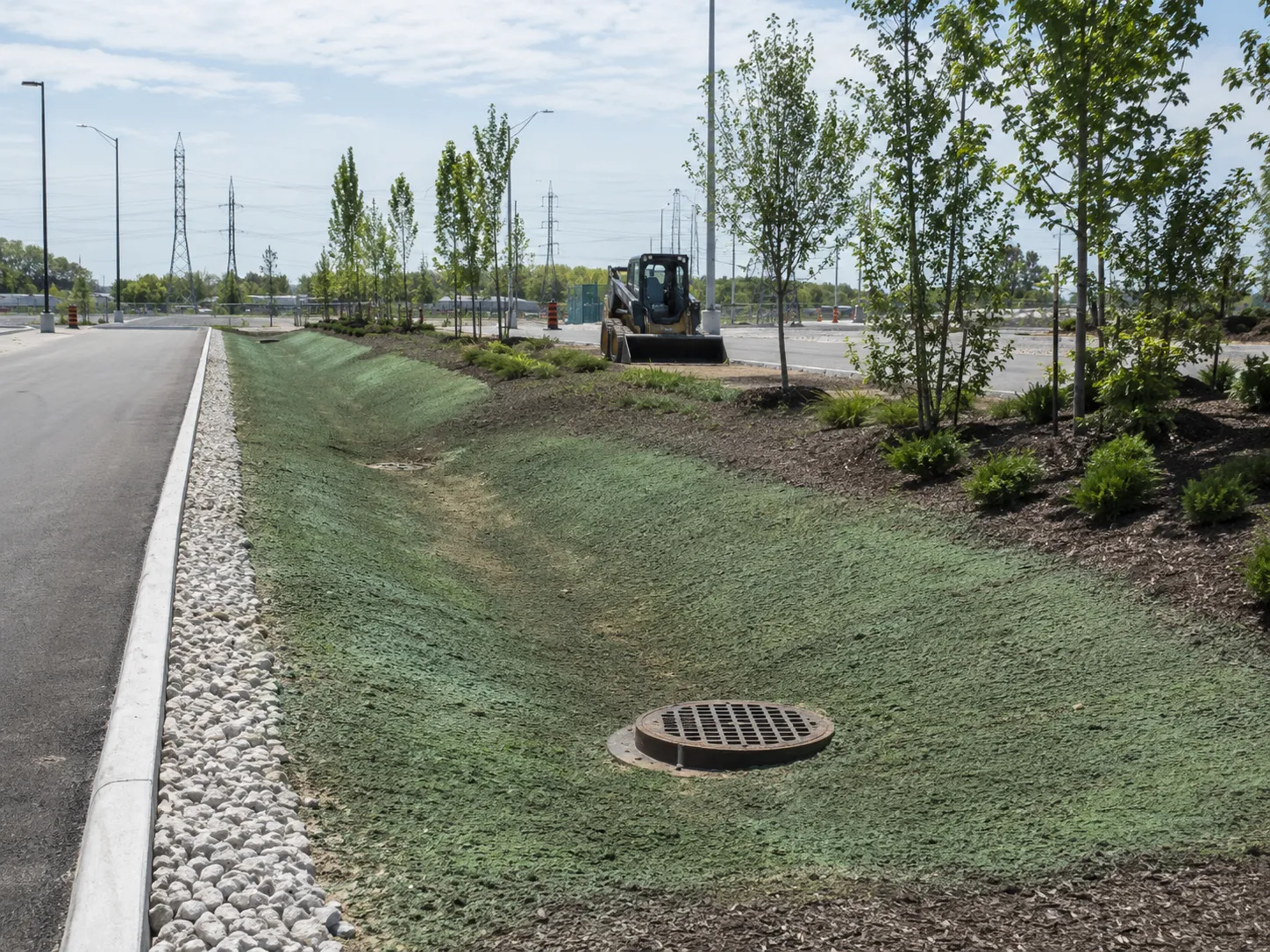 Completed Site Restoration and Landscaping installation in Markham by Harrowgate Group