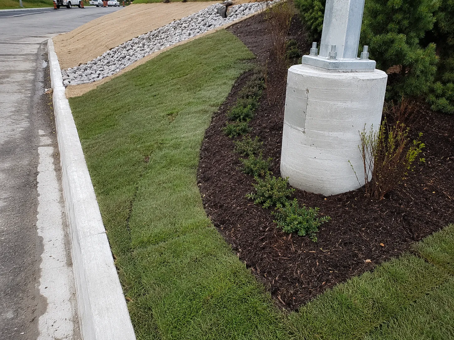 Site Restoration and Landscaping in Markham being built and completed on site by Harrowgate Group