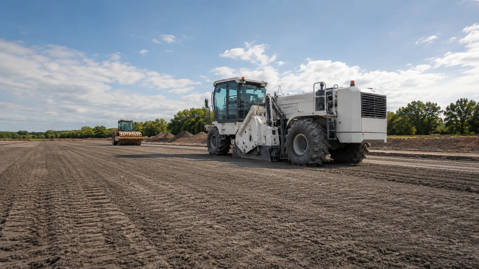 Soil Stabilization and Ground Improvement in Ajax, Ontario, self-performed and completed by Harrowgate Group