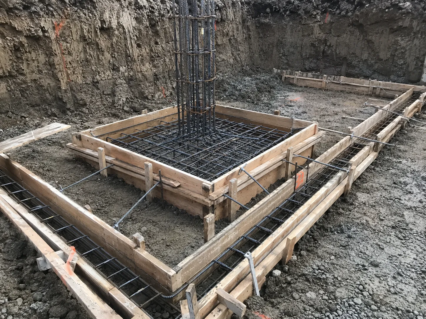 Spread and Strip Footings in Aurora being built and completed on site by Harrowgate Group