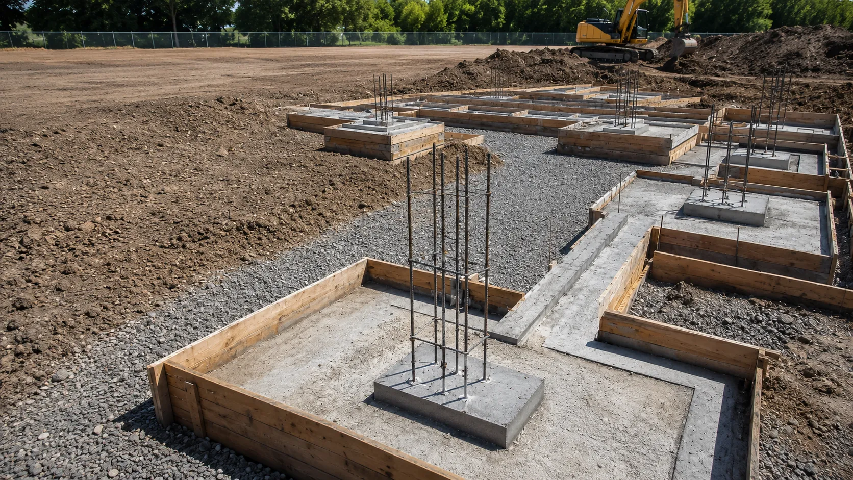 Spread and Strip Footings in Aurora, Ontario, self-performed and completed by Harrowgate Group