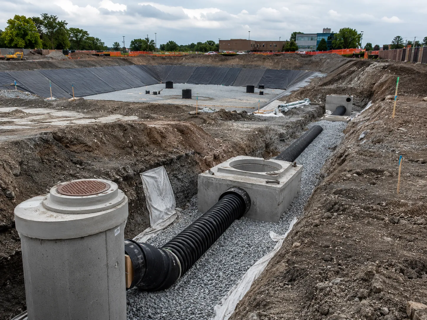 The Aurora market for stormwater management ponds for Stormwater Management Ponds in Aurora
