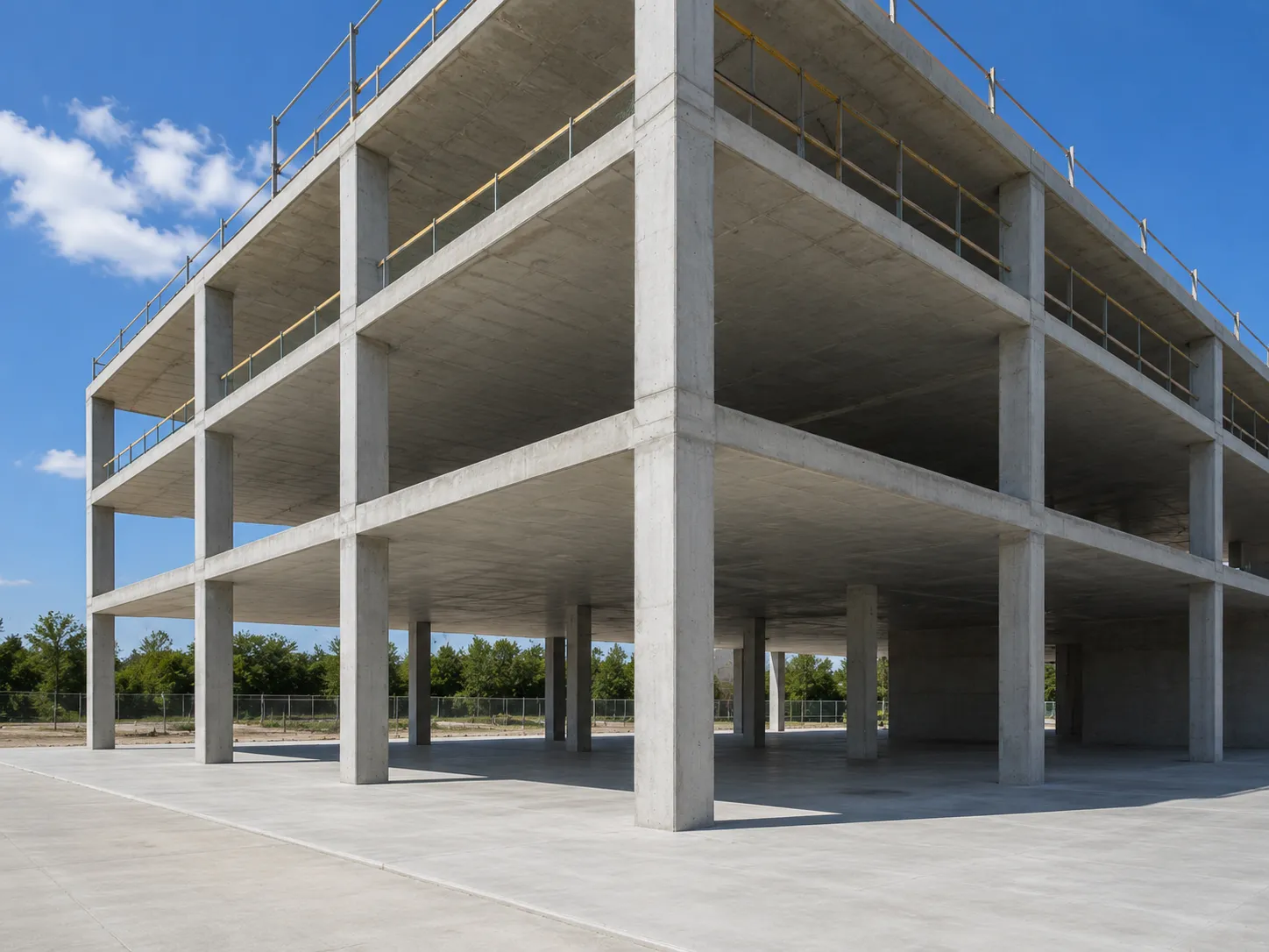Completed Structural Concrete installation by Harrowgate Group