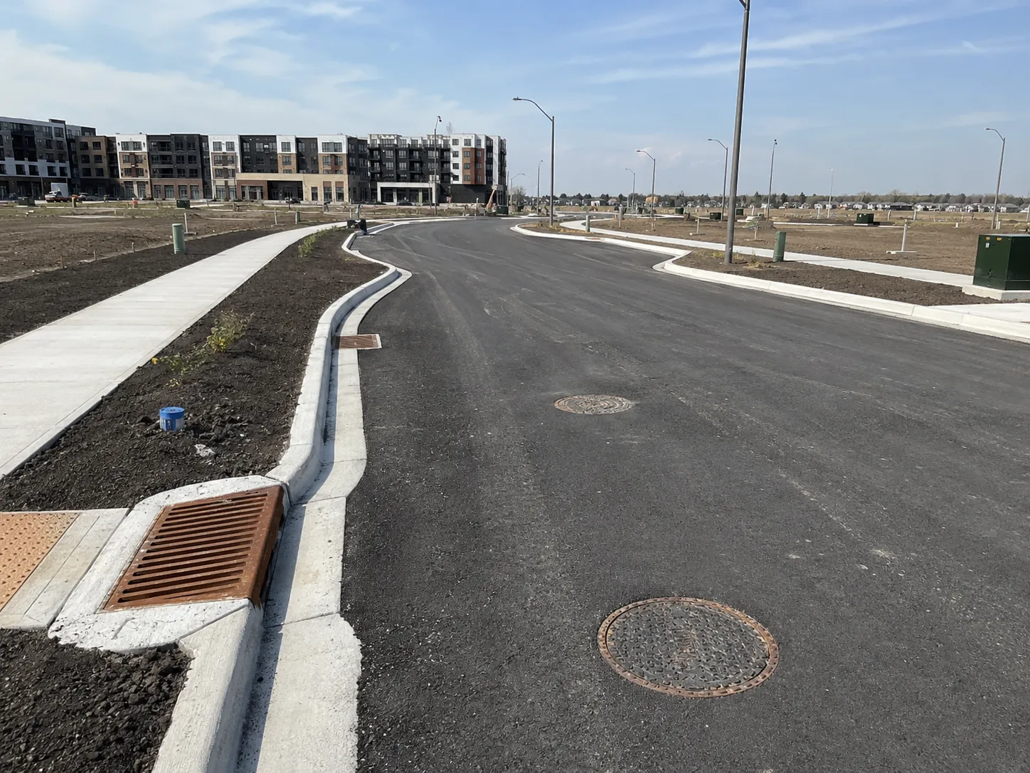 Completed Subdivision Servicing installation in Mississauga by Harrowgate Group
