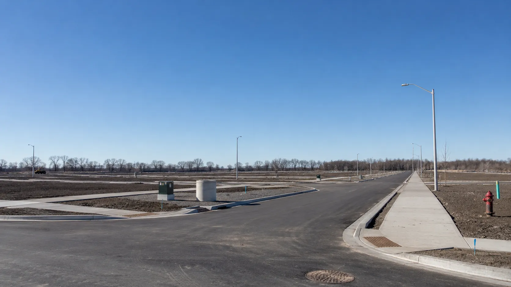 Subdivision Servicing in Mississauga, Ontario, self-performed and completed by Harrowgate Group