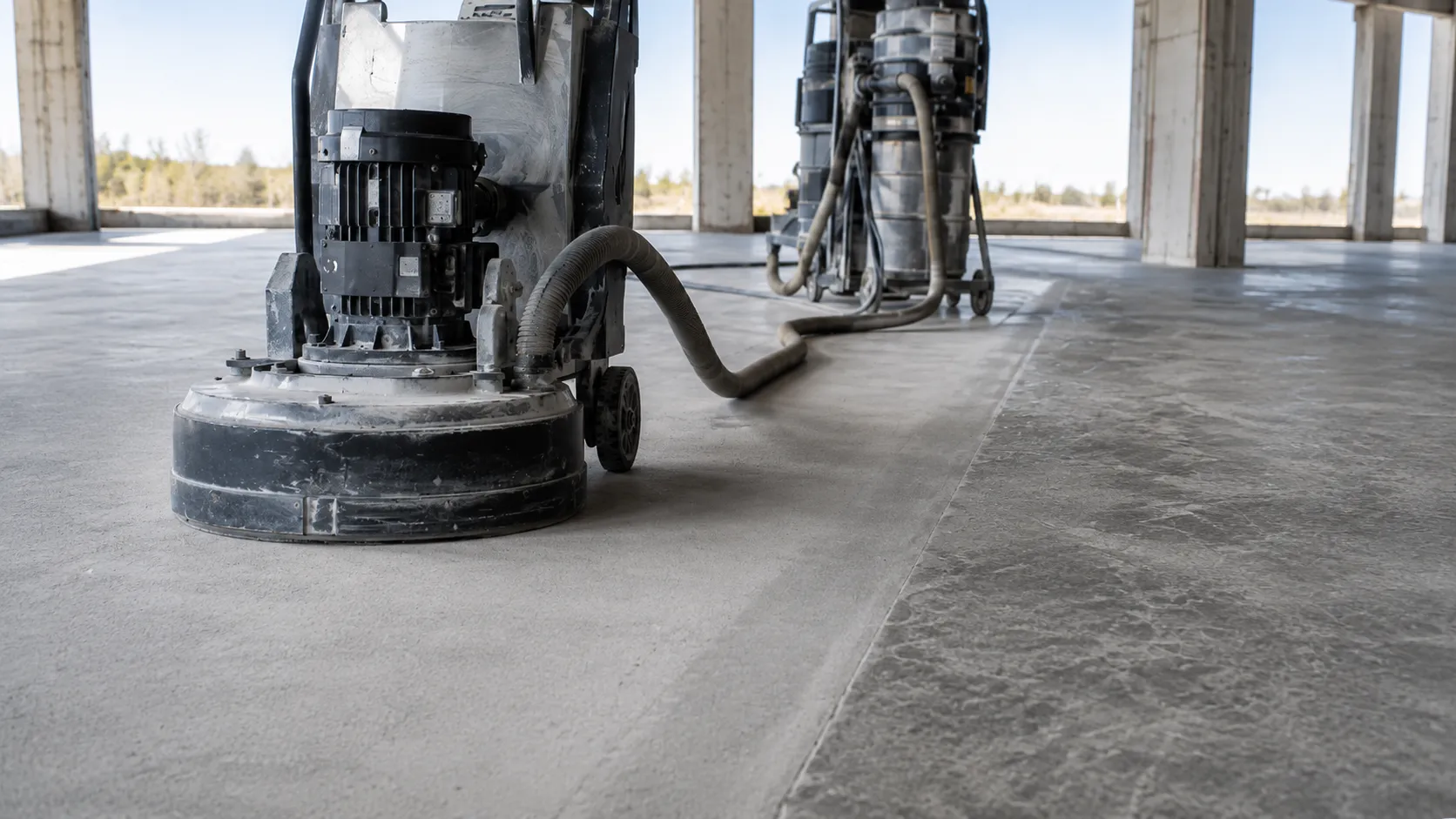 Surface Preparation and Grinding in Markham, Ontario, self-performed and completed by Harrowgate Group