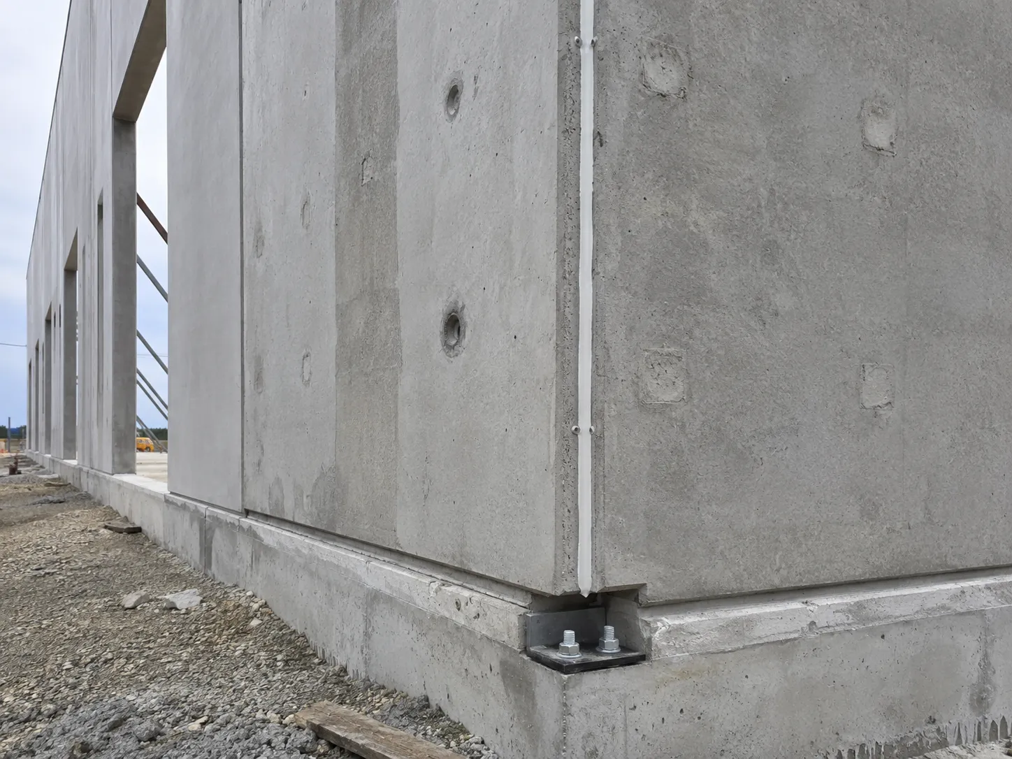 Tilt-Up Concrete Panels in Pickering being built and completed on site by Harrowgate Group