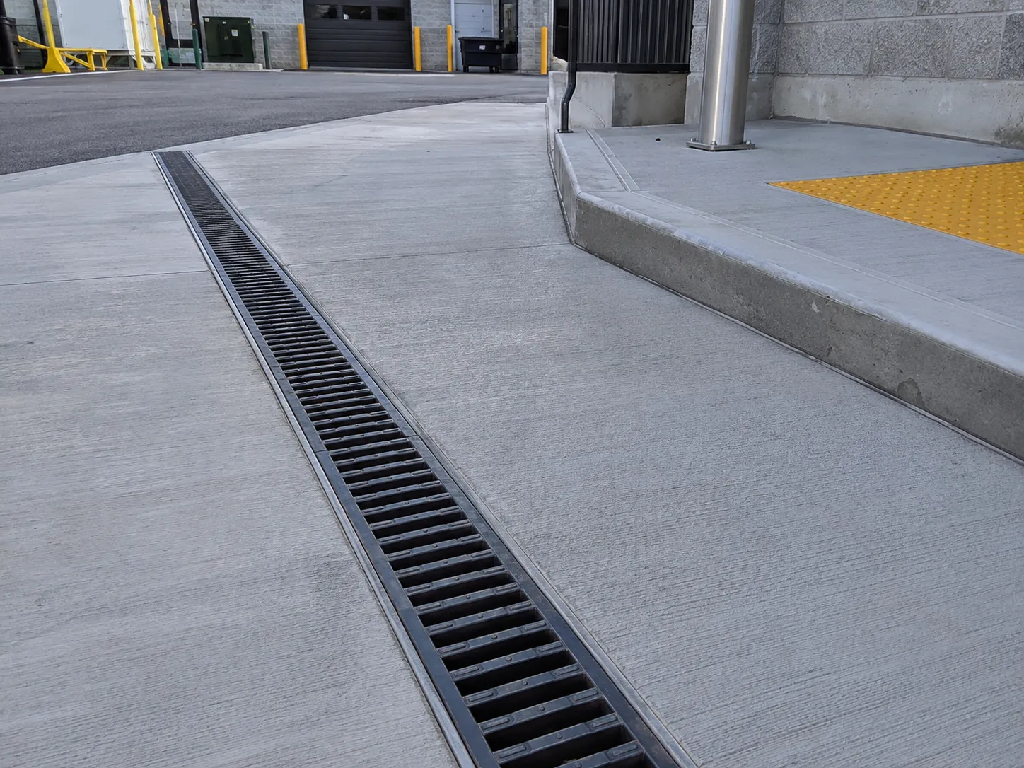Trench Drain Installation in Hamilton being built and completed on site by Harrowgate Group