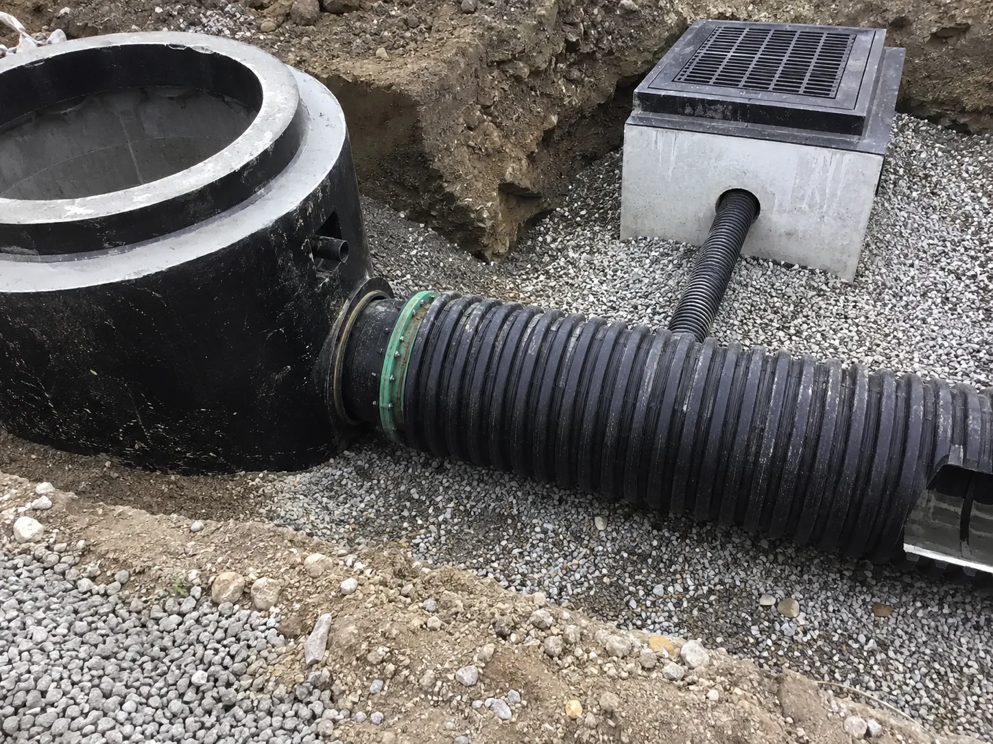 Underground Stormwater Systems in Markham being built and completed on site by Harrowgate Group
