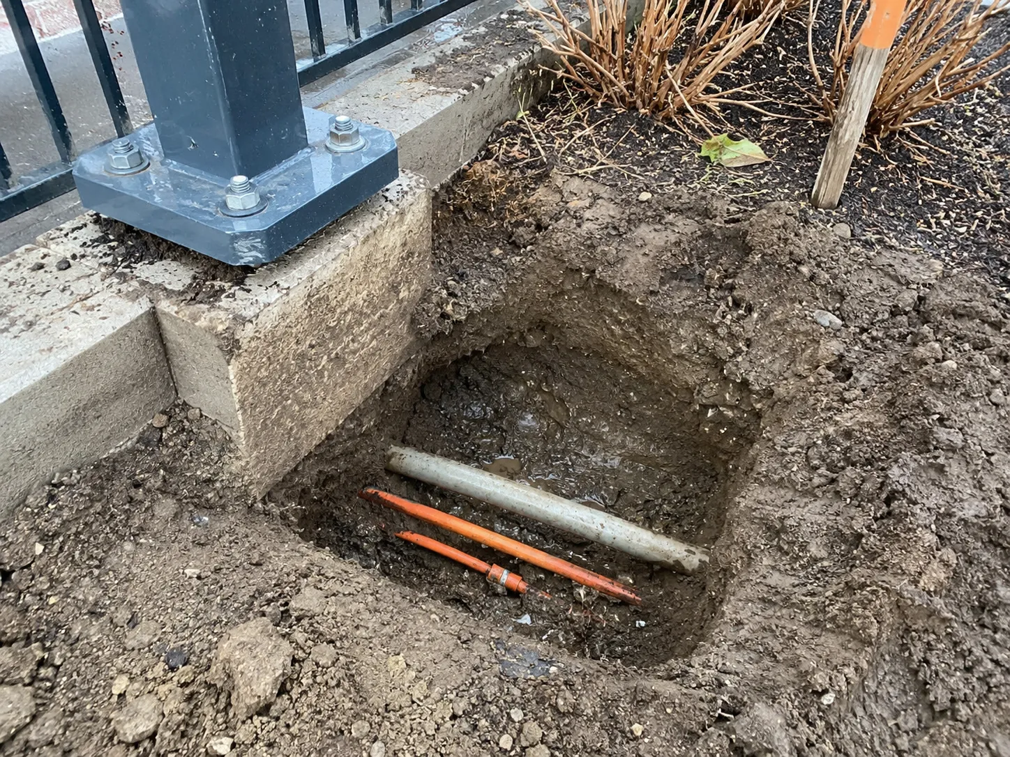 Utility Locating and Daylighting in Pickering being built and completed on site by Harrowgate Group