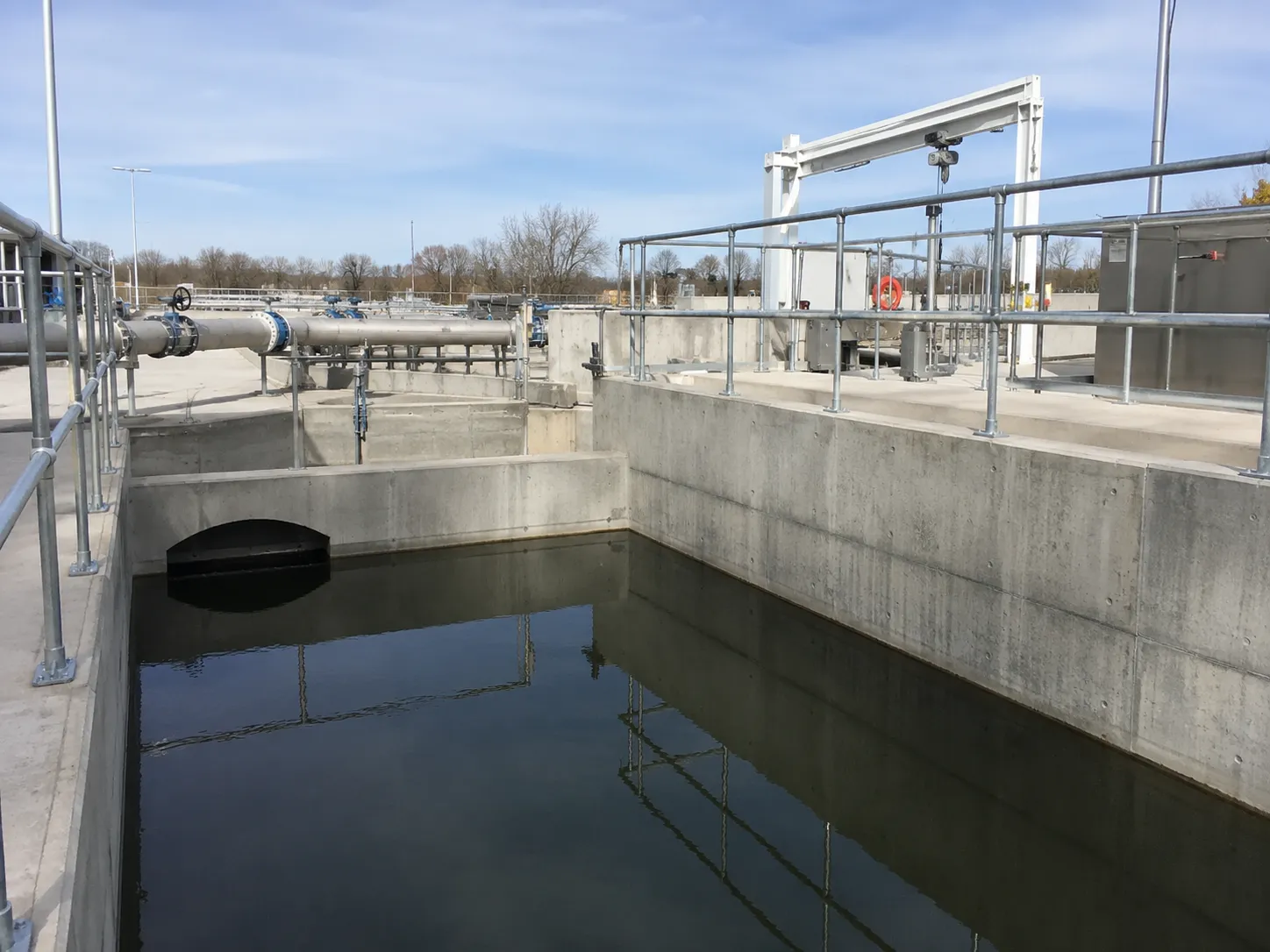 Completed Water and Wastewater Concrete Structures installation in Markham by Harrowgate Group