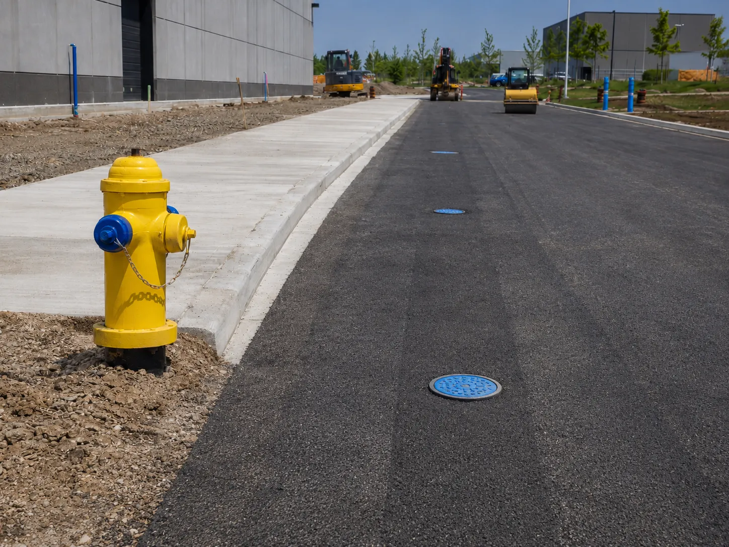 Completed Watermain Installation in Ajax by Harrowgate Group