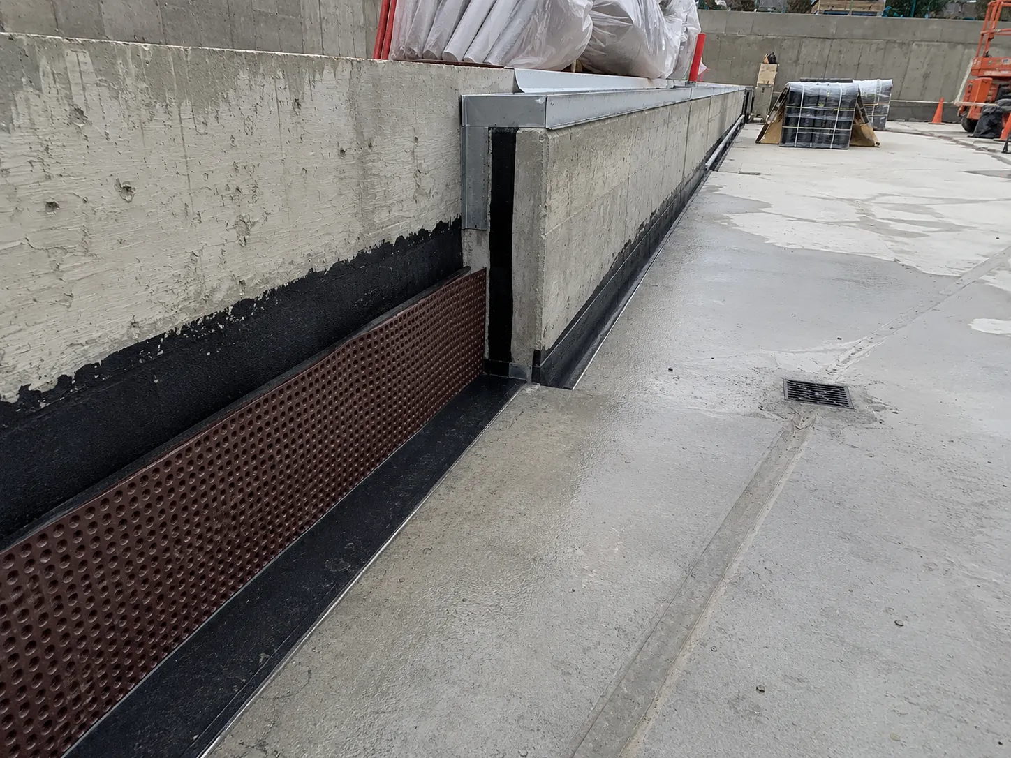Completed Waterproofing Contractor installation in Hamilton by Harrowgate Group